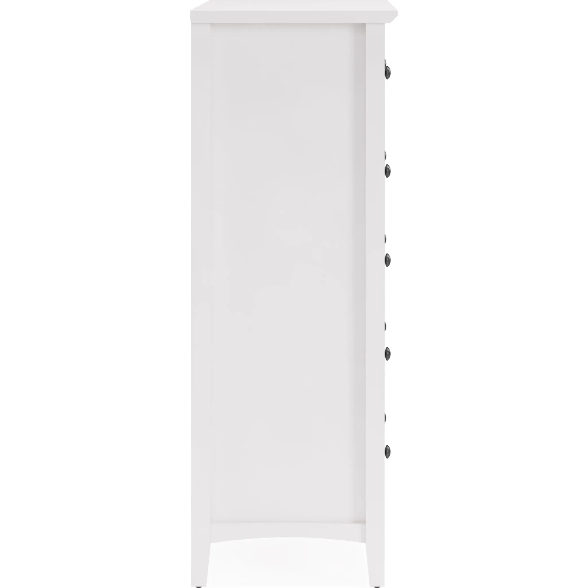 Grace Five Drawer Chest in Snowfall White (2024) Modus