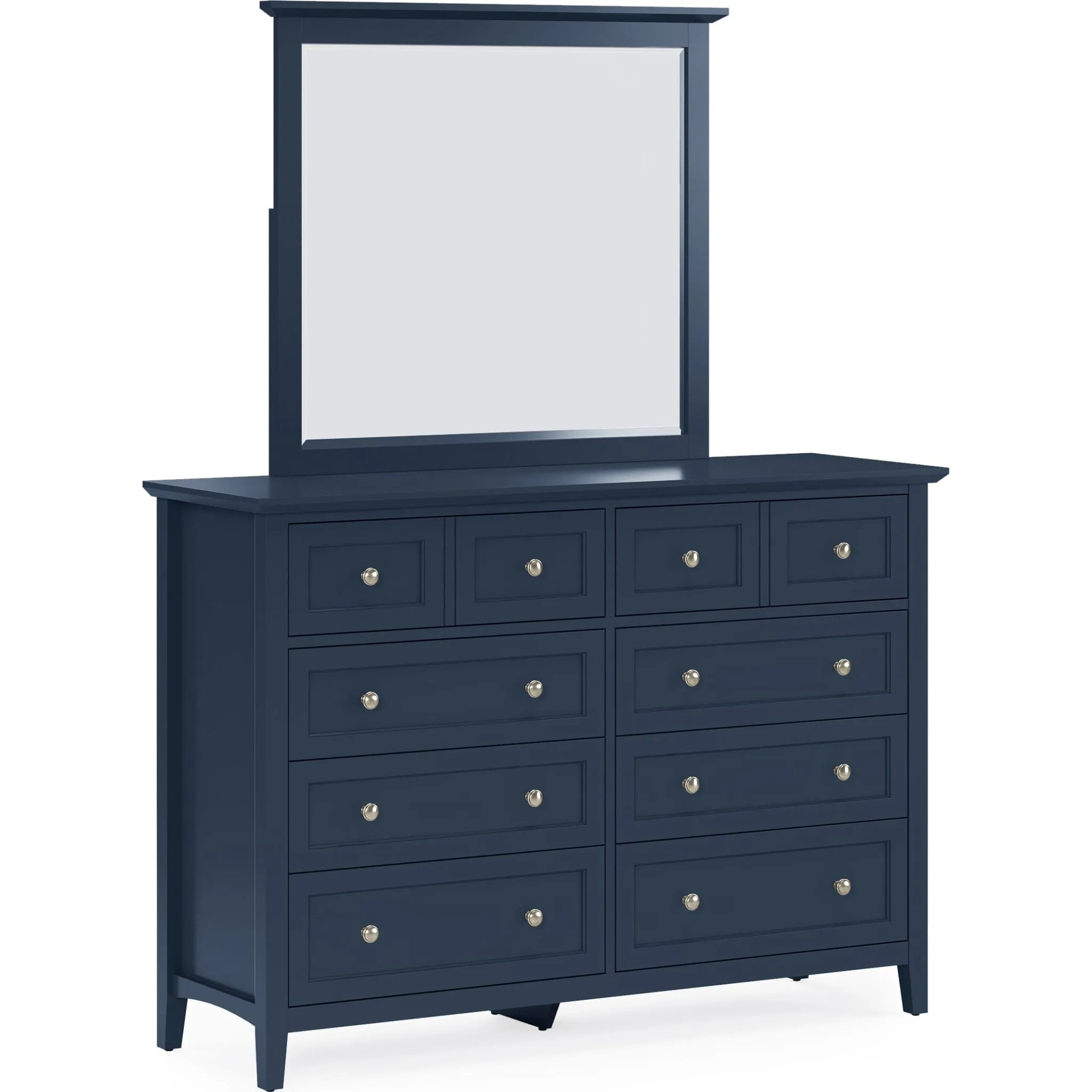 Grace Wall or Dresser Mirror in Blueberry Modus