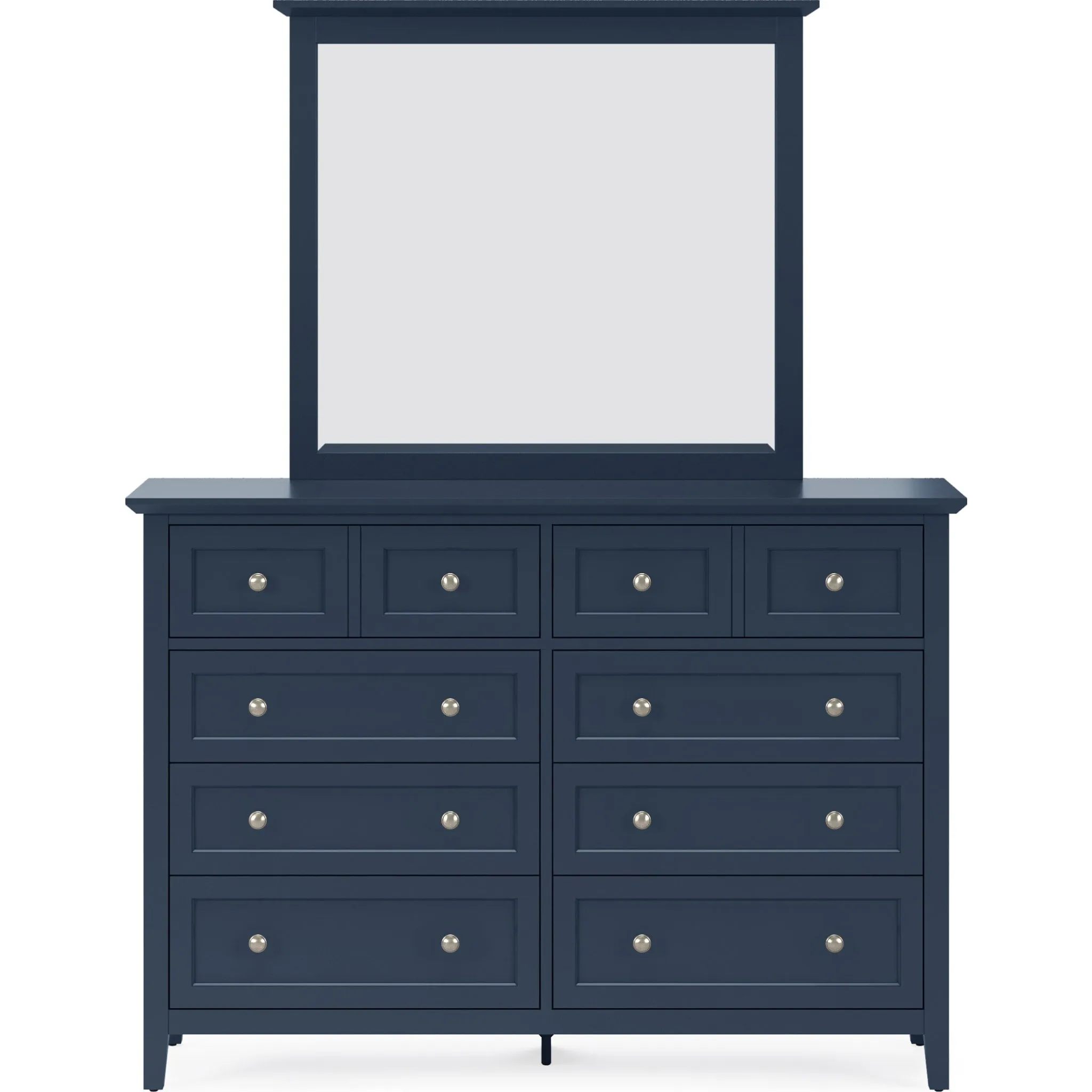 Grace Wall or Dresser Mirror in Blueberry Modus