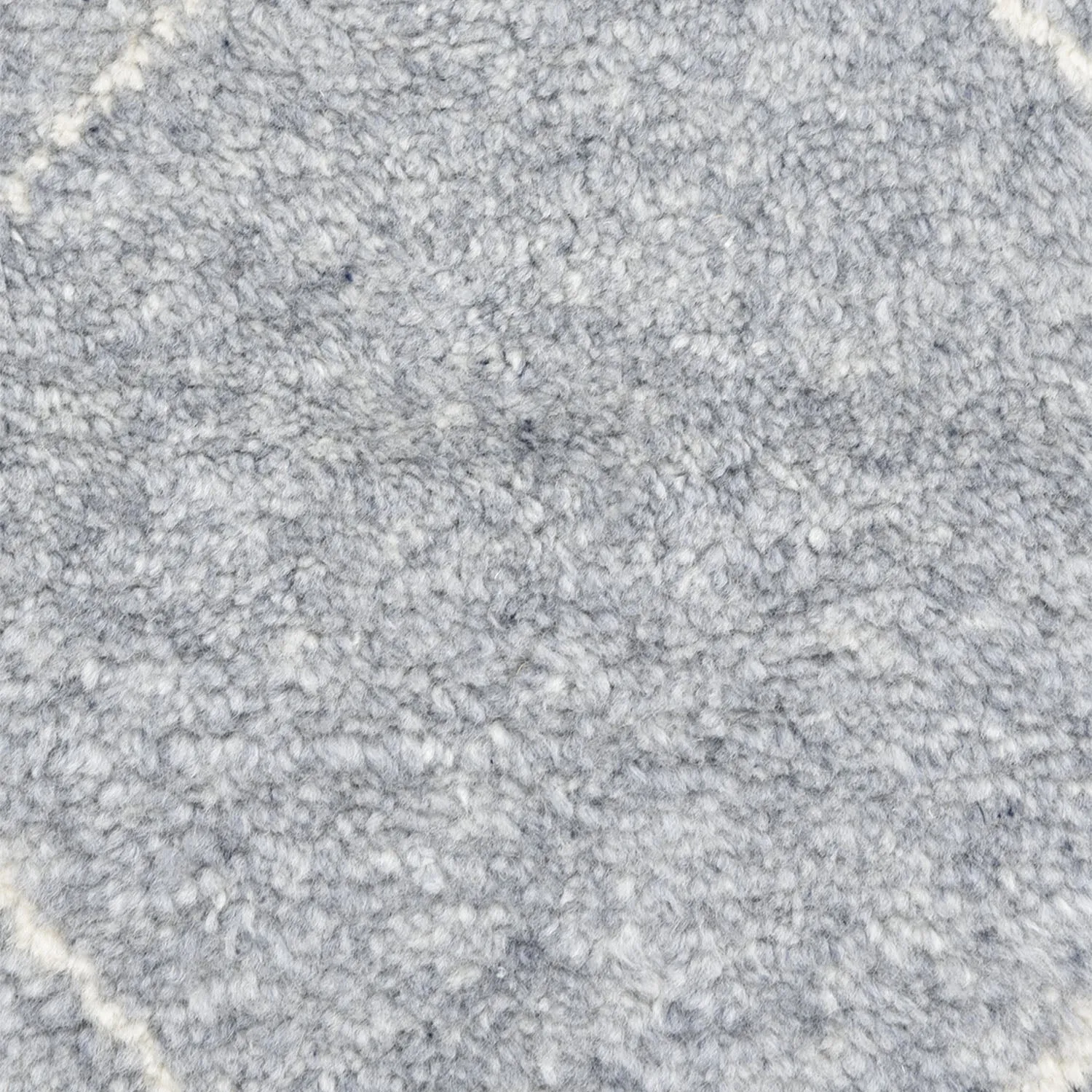 Grey Diamond Moroccan Shag Rug - 8' x 10'