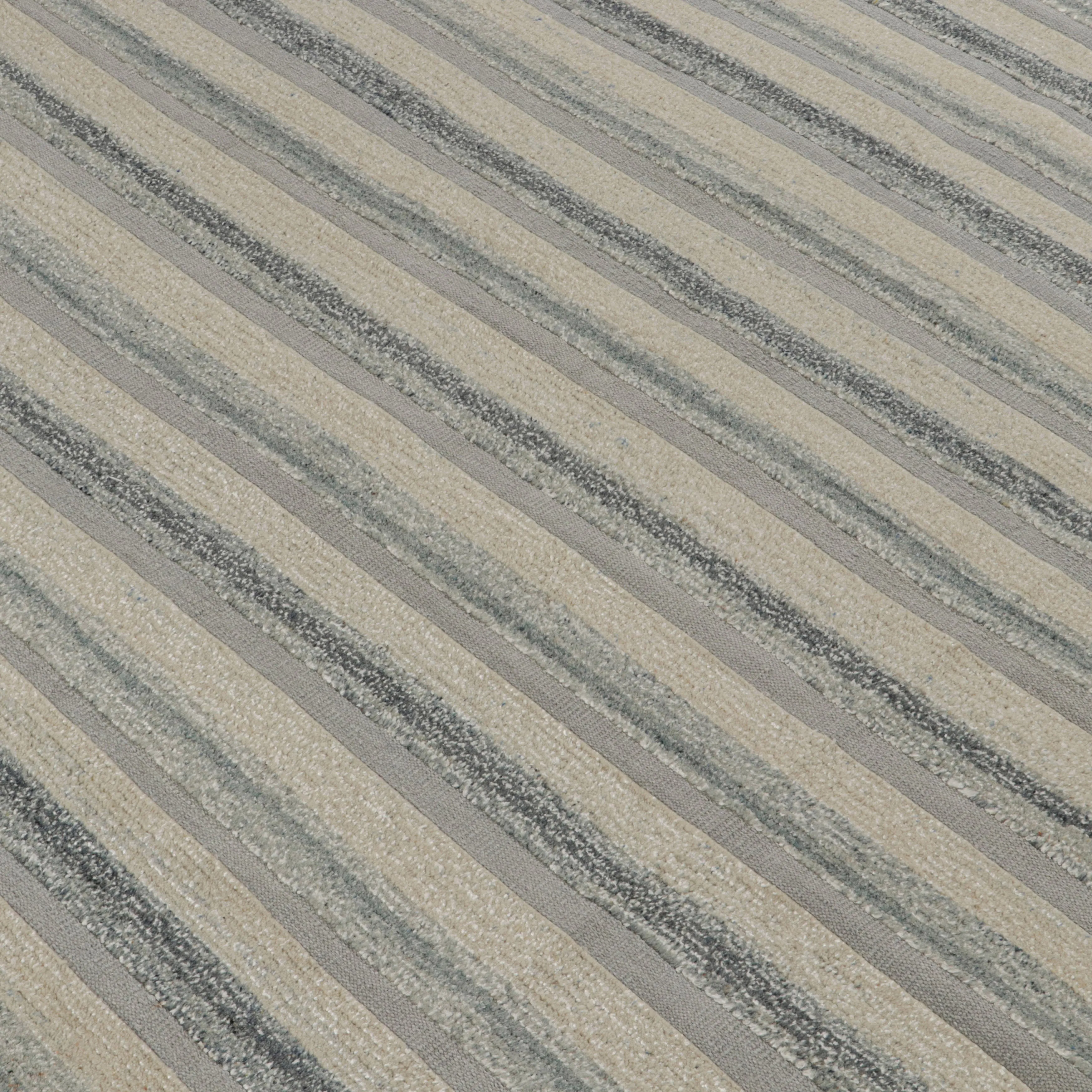 Grey Swedish Flatweave Rug - 9'2" x 12'4"