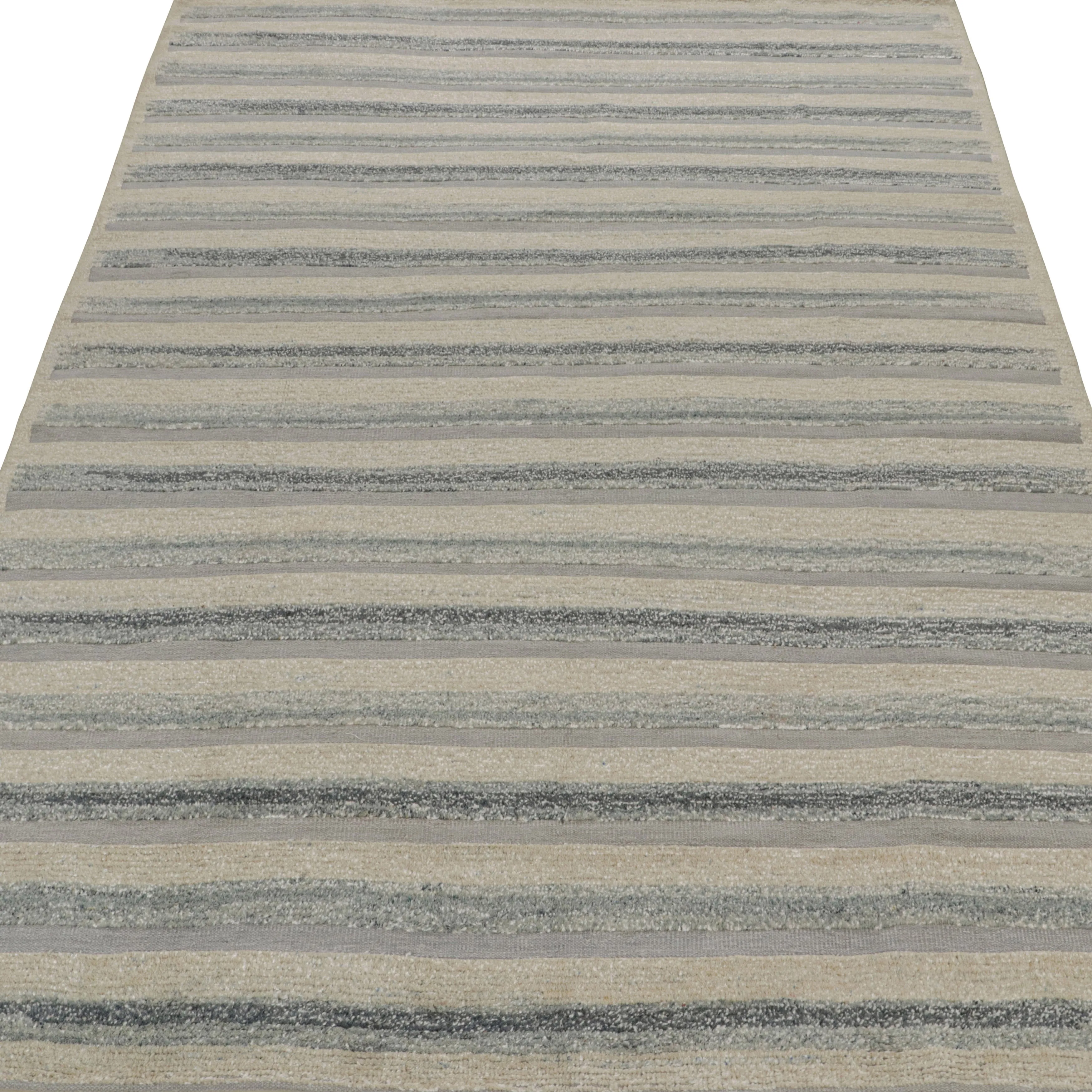 Grey Swedish Flatweave Rug - 9'2" x 12'4"