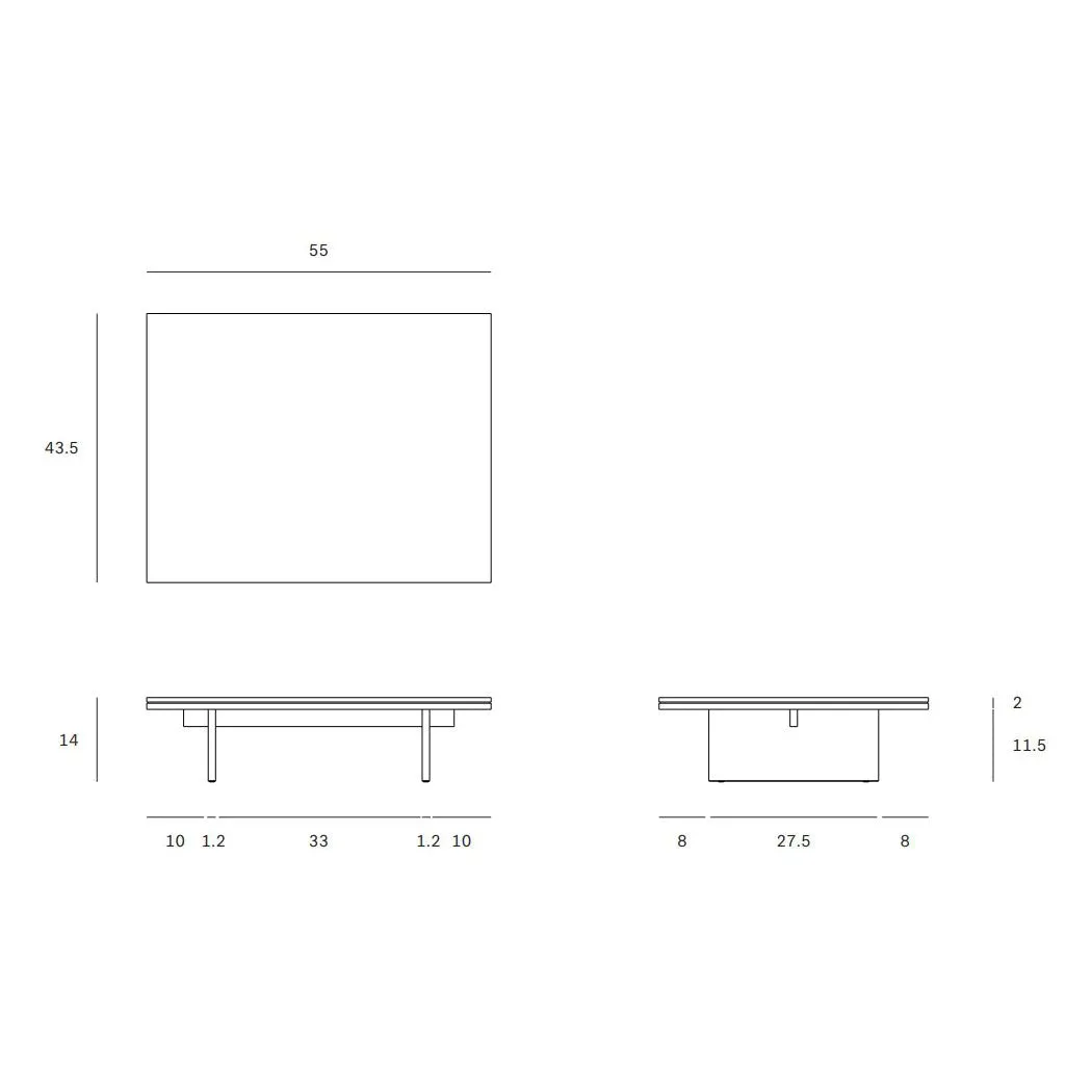 Grooves Coffee Table
