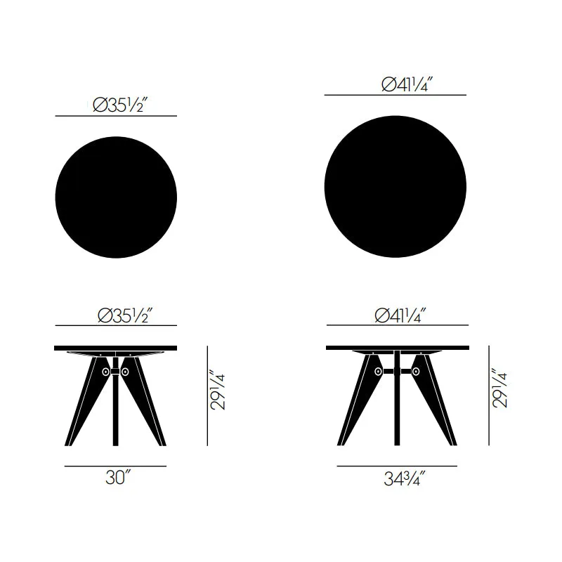 Gueridon Dining Table