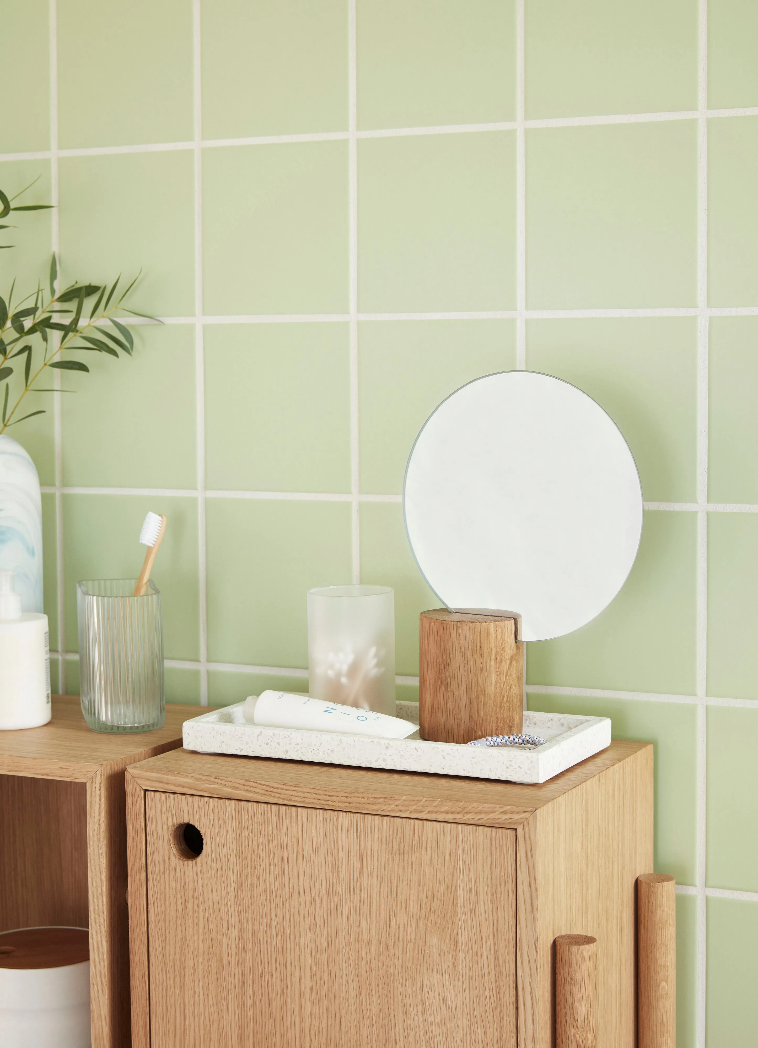 Hbsch Cube Console Table Natural