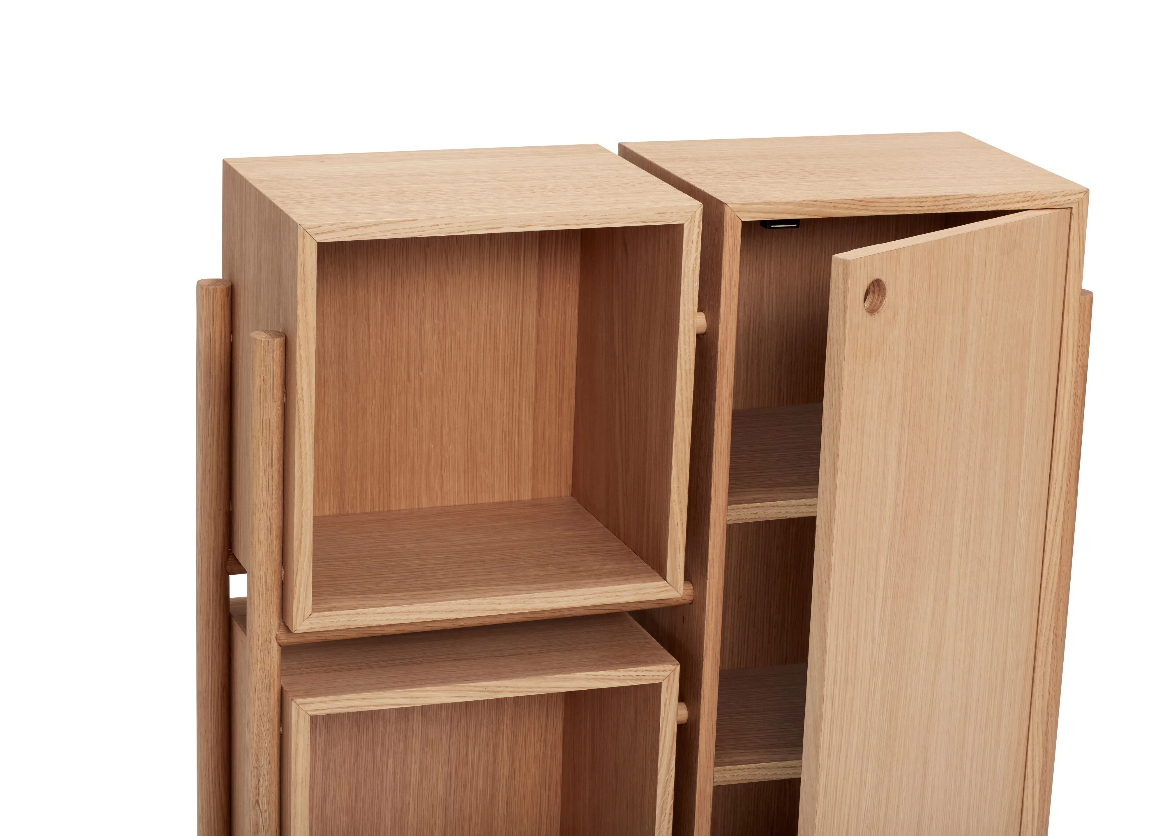 Hbsch Cube Console Table Natural