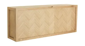 Hbsch Herringbone Shoe Cabinet Natural, Large