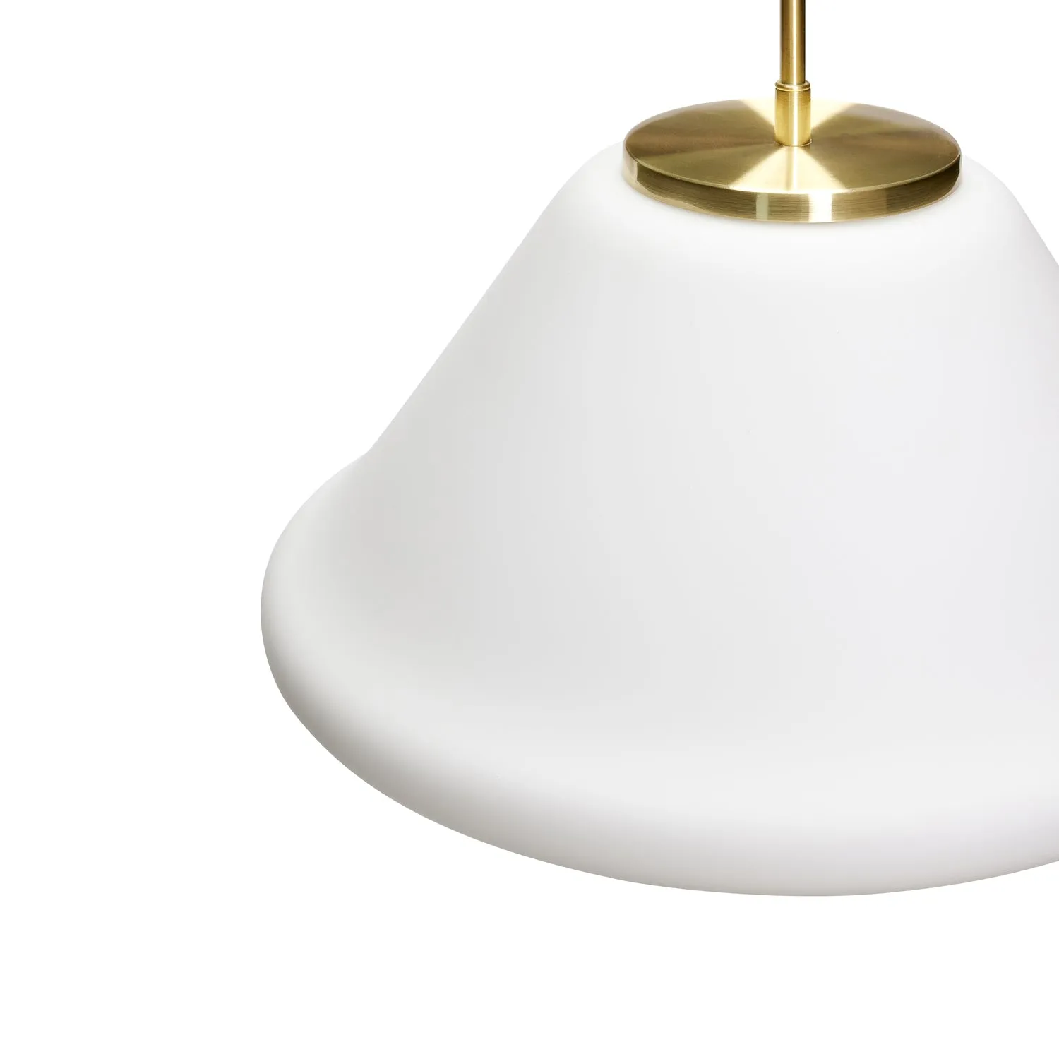 Hbsch Muse Pendant 40 Cm, White