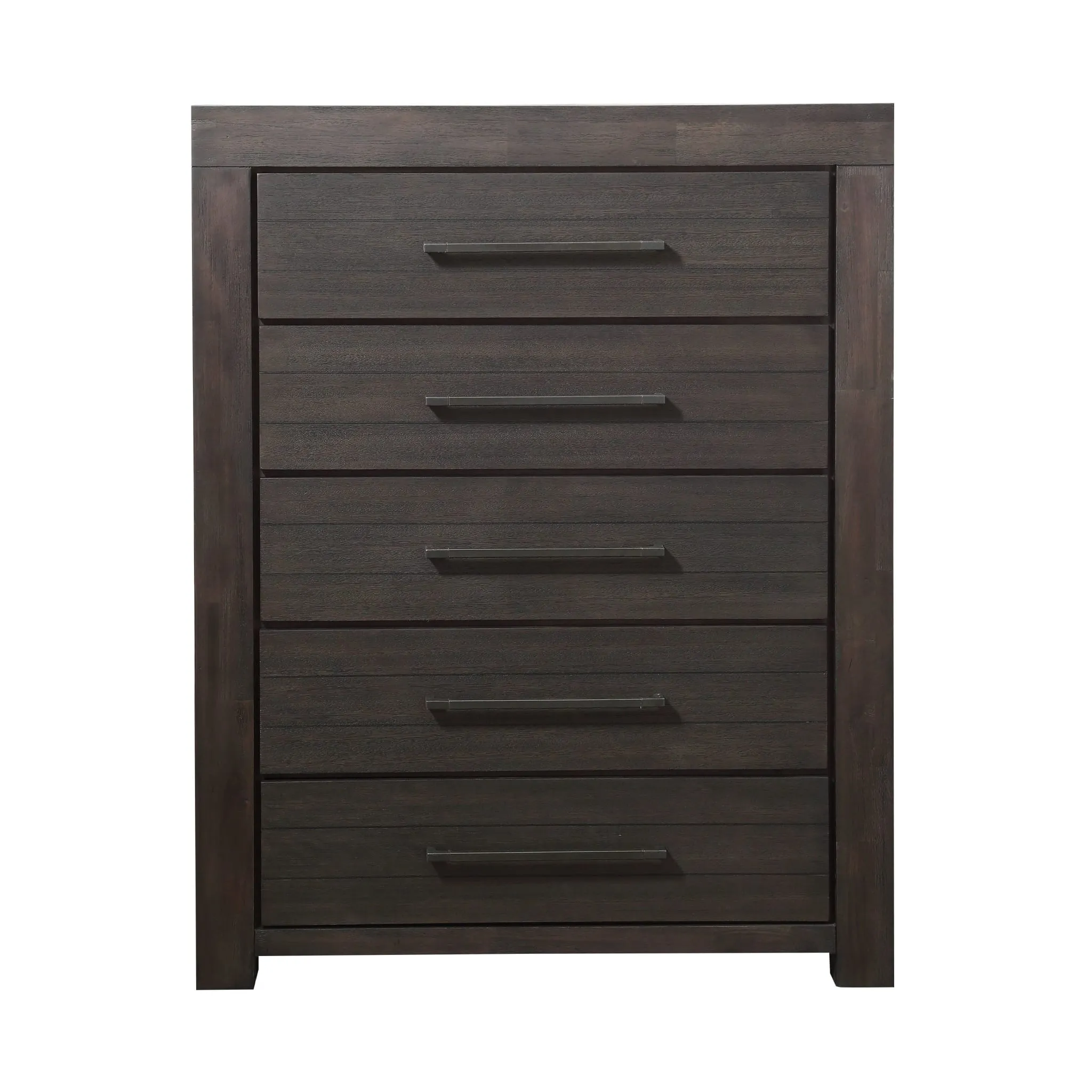 Heath Five Drawer Chest in Basalt Grey (2024) Modus