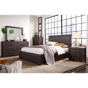 Heath Five Drawer Chest in Basalt Grey (2024) Modus