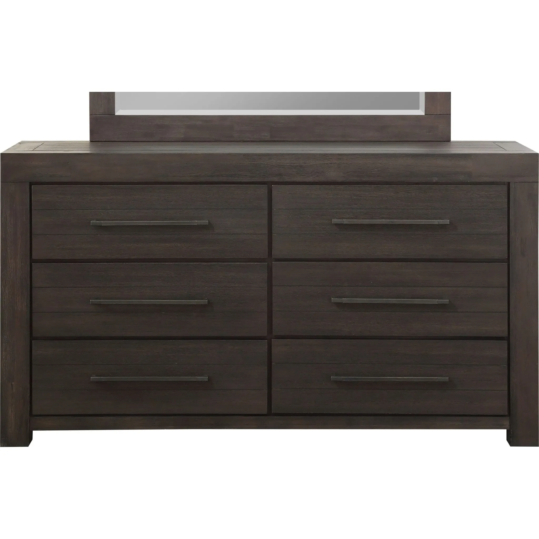 Heath Six Drawer Dresser in Basalt Grey (2024) Modus