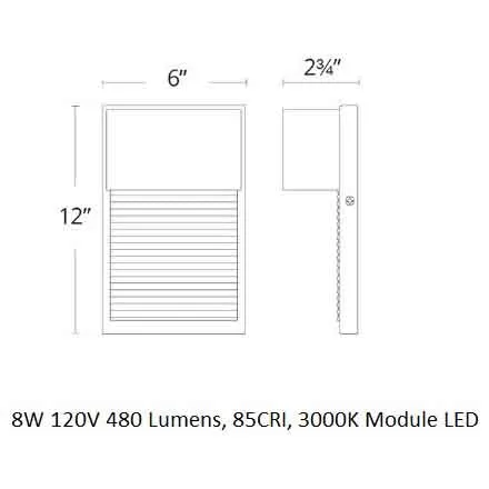 Hiline LED Outdoor Wall Light