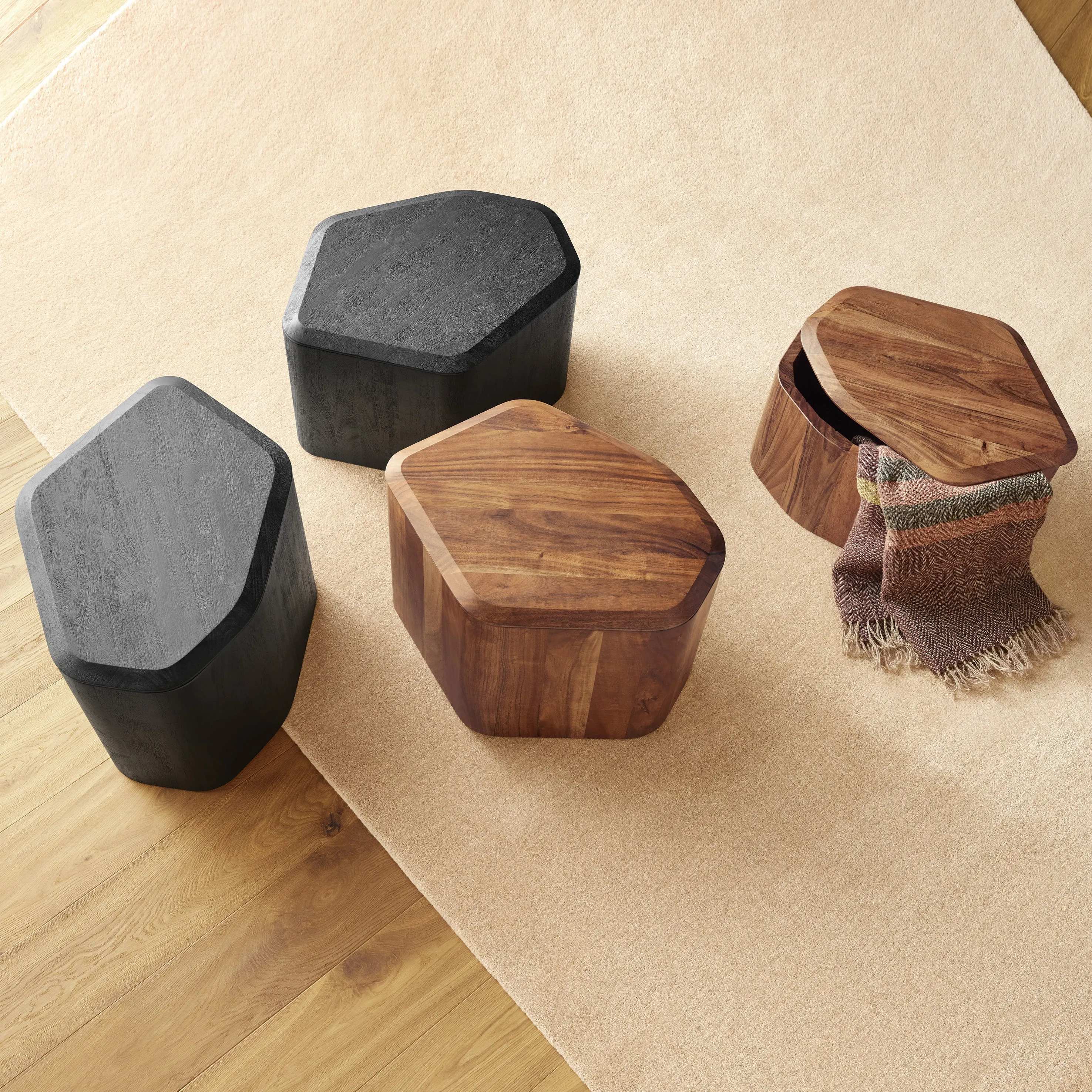 Hoard Side Table with Storage
