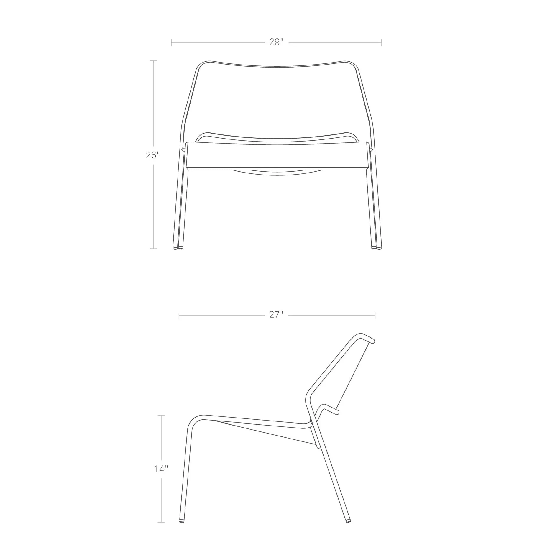 Hot Mesh Lounge Chair
