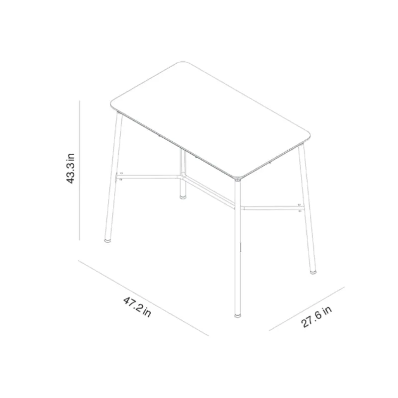 Hub Rectangular High Dining Table