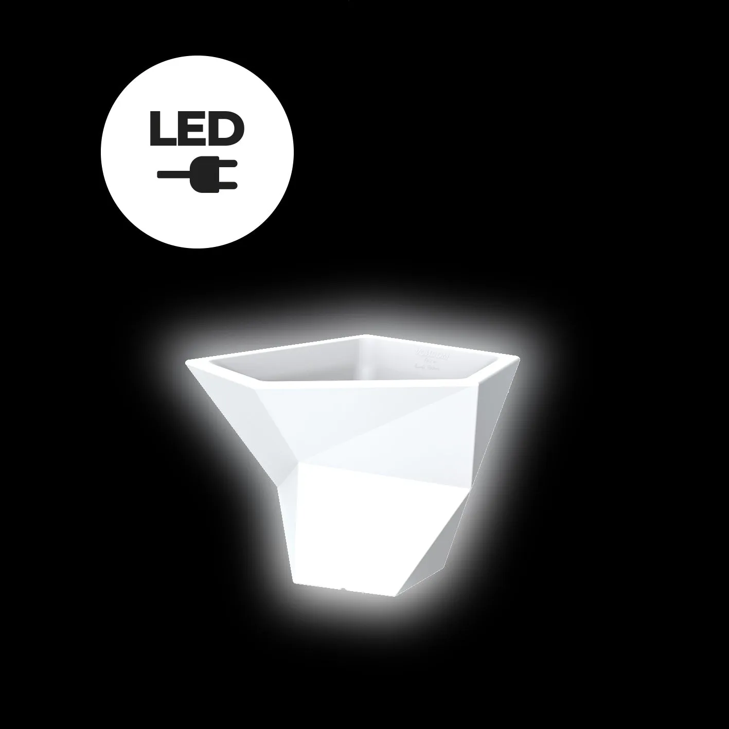 Illuminated Faz Planter Pot
