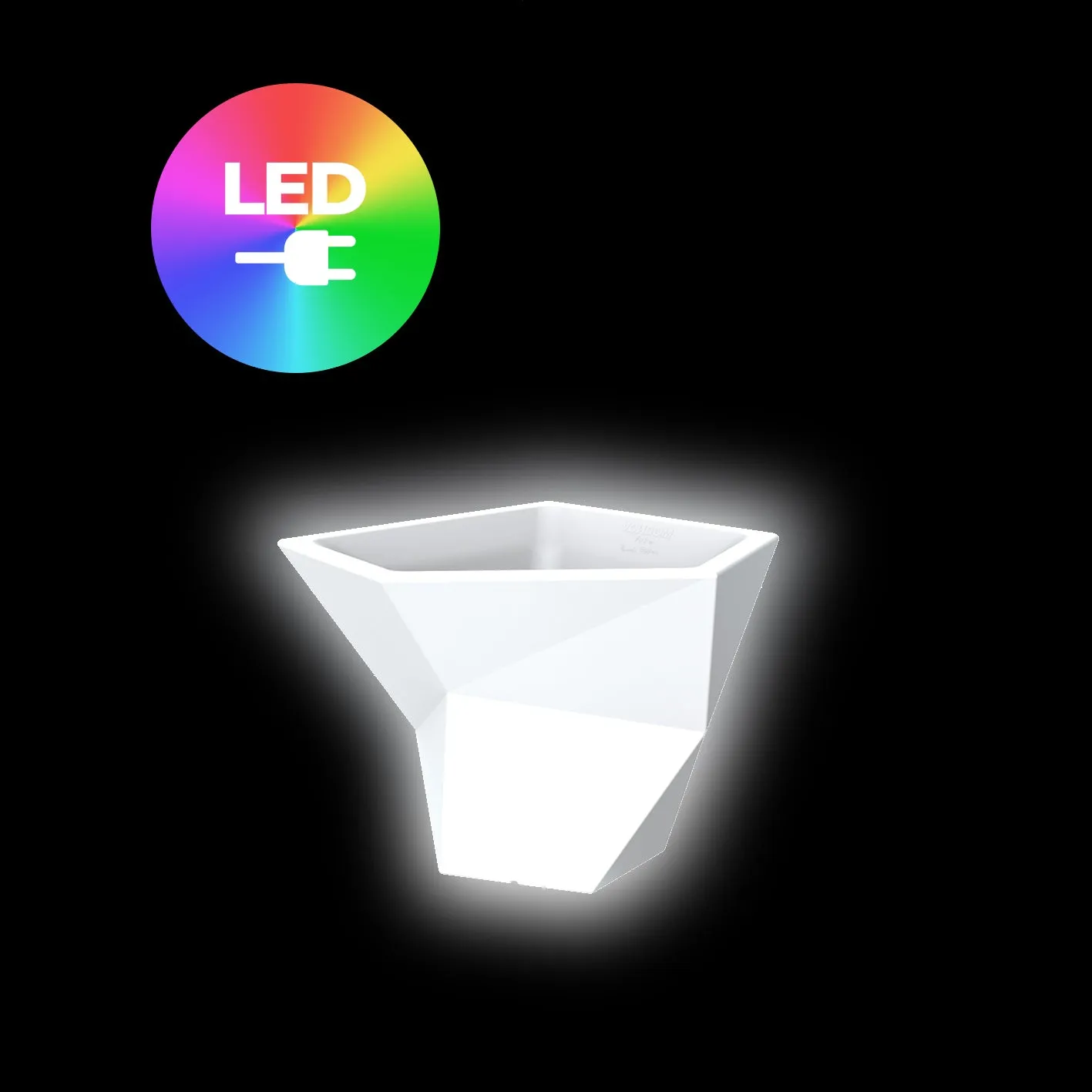 Illuminated Faz Planter Pot