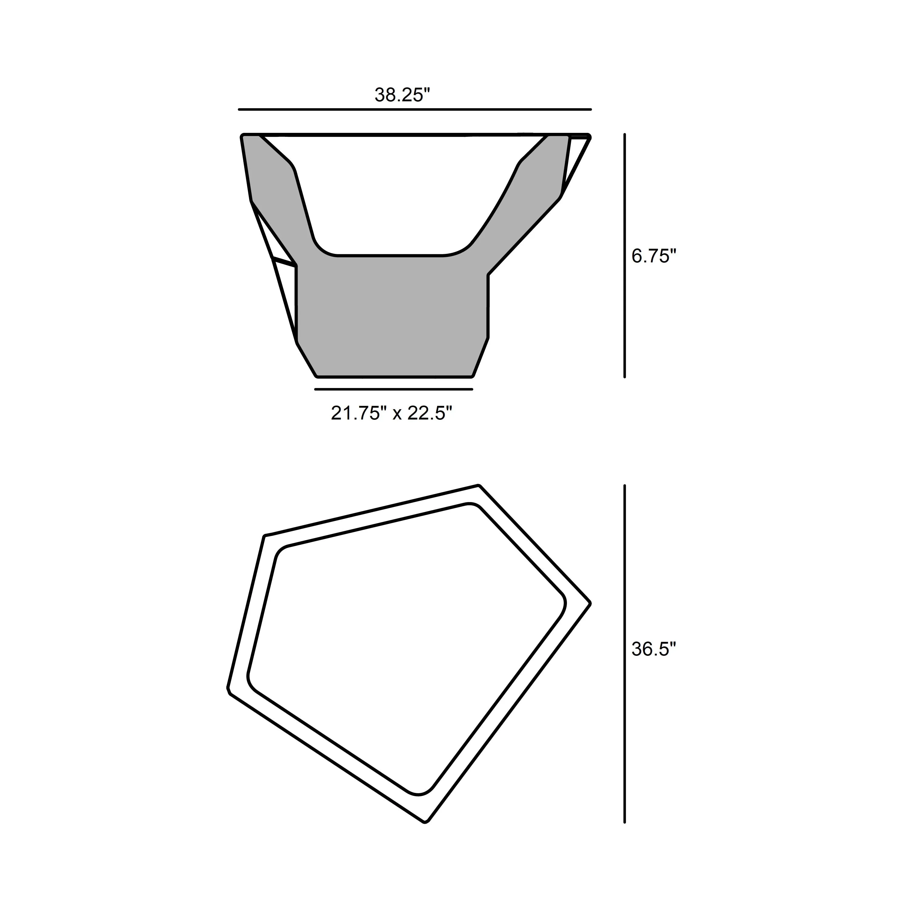 Illuminated Faz Planter Pot