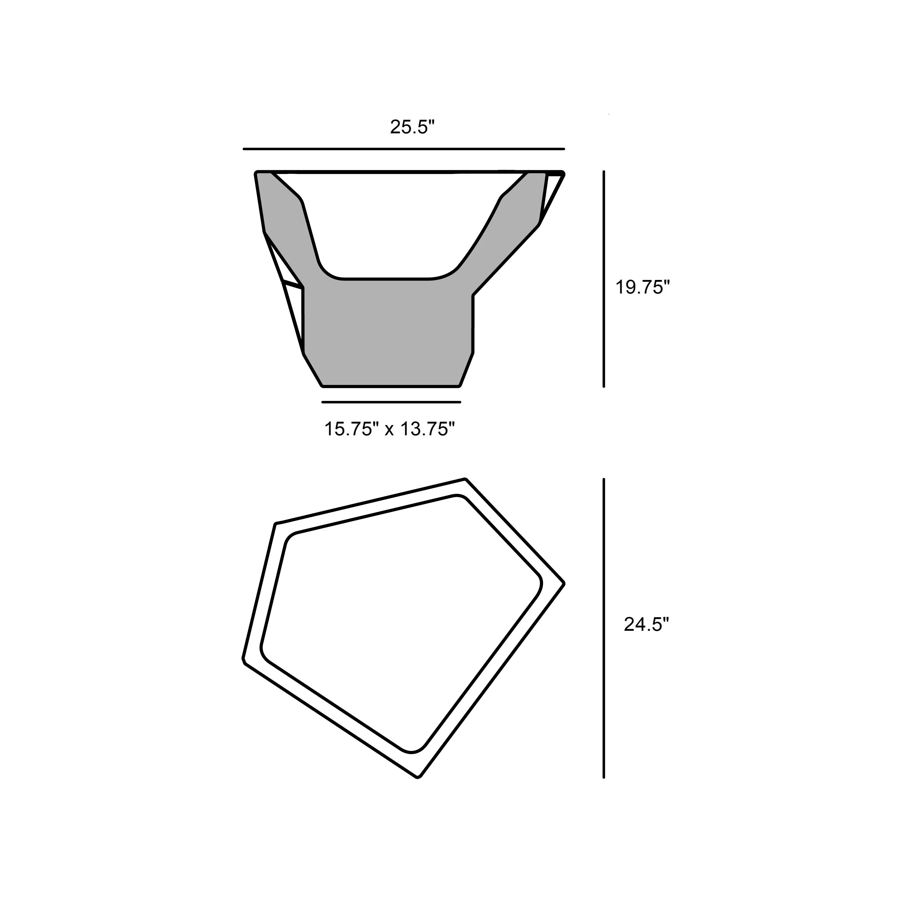 Illuminated Faz Planter Pot