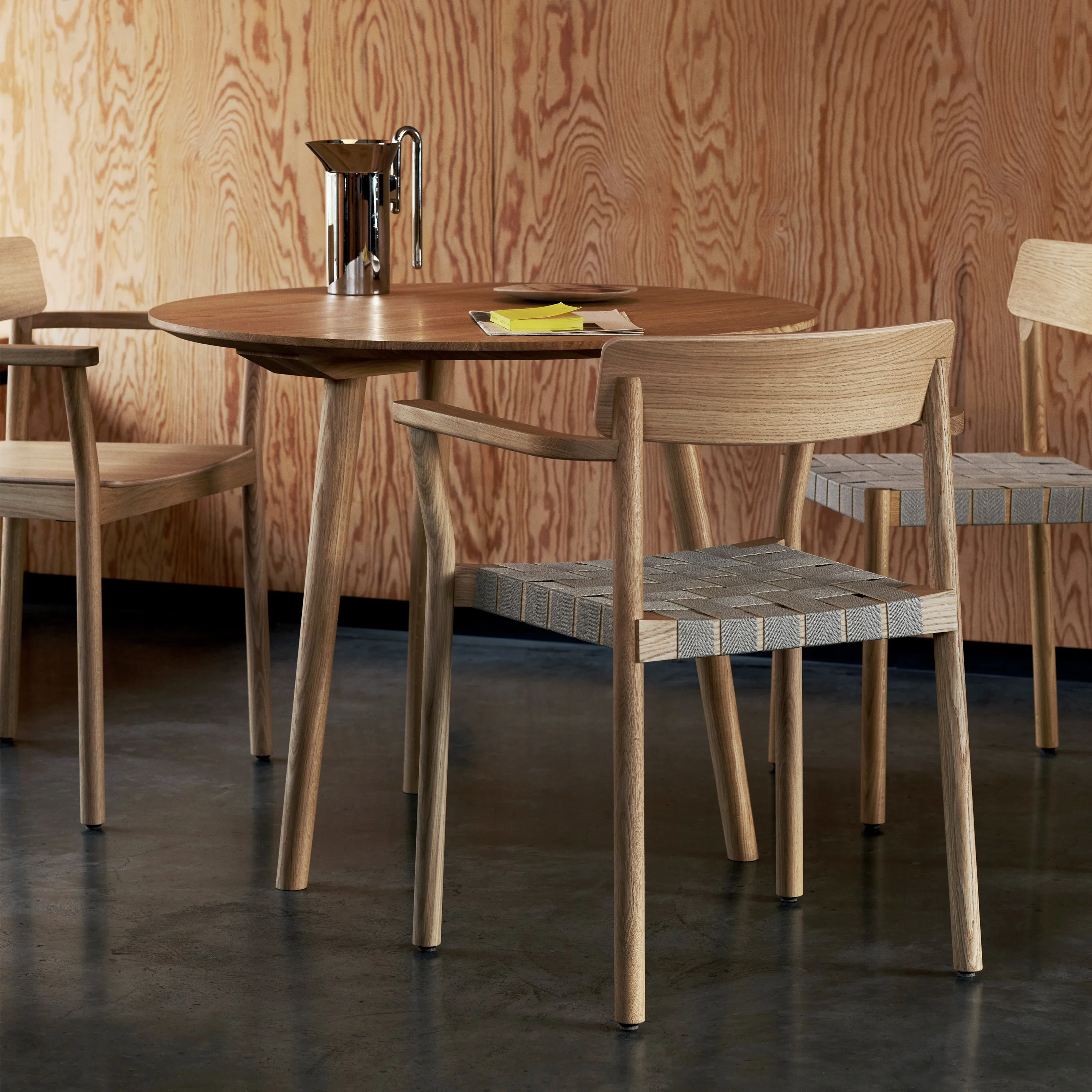In Between Round Dining Table