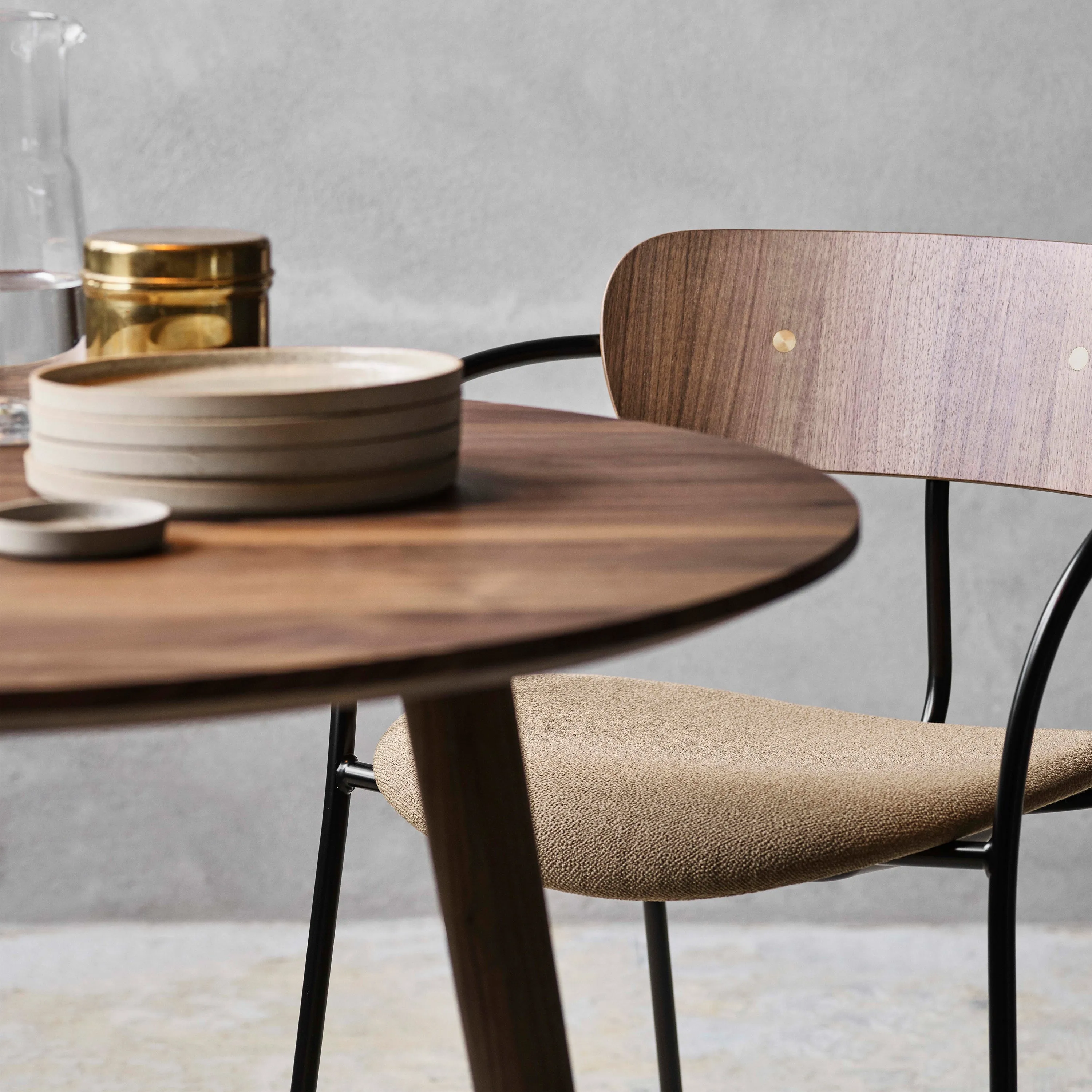 In Between Round Dining Table