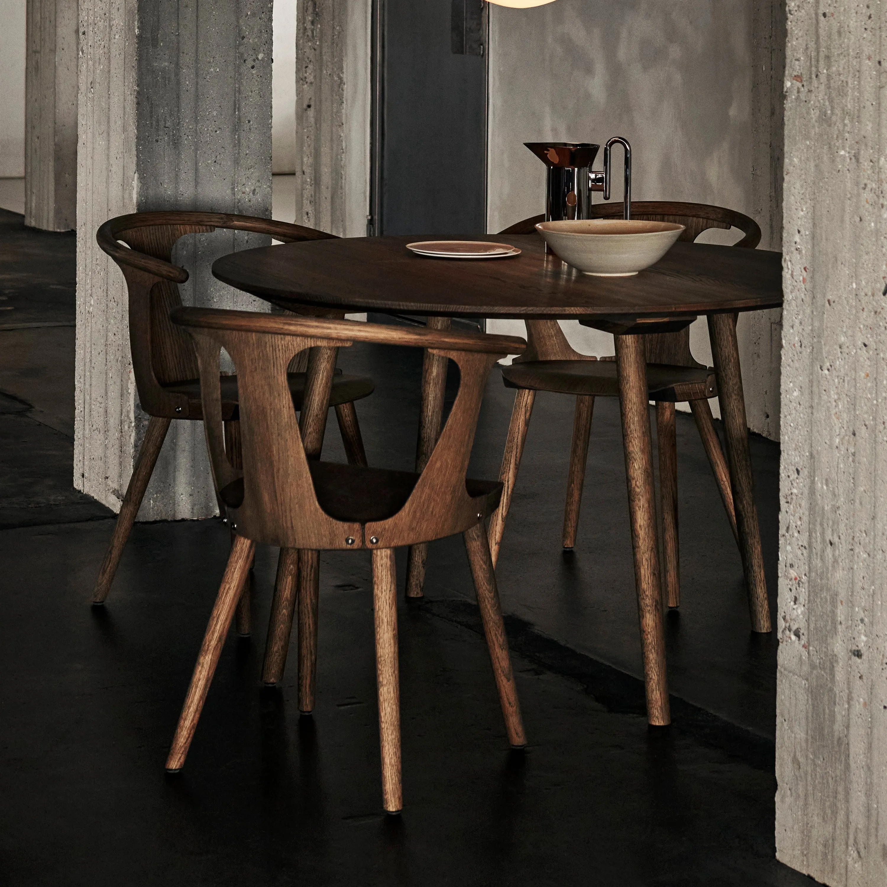 In Between Round Dining Table
