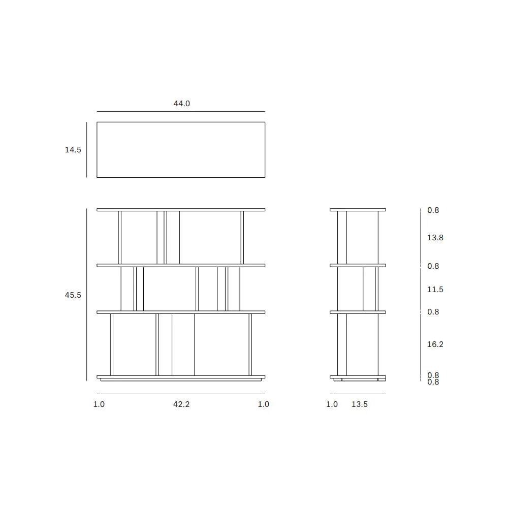 Irregular Shelving Unit