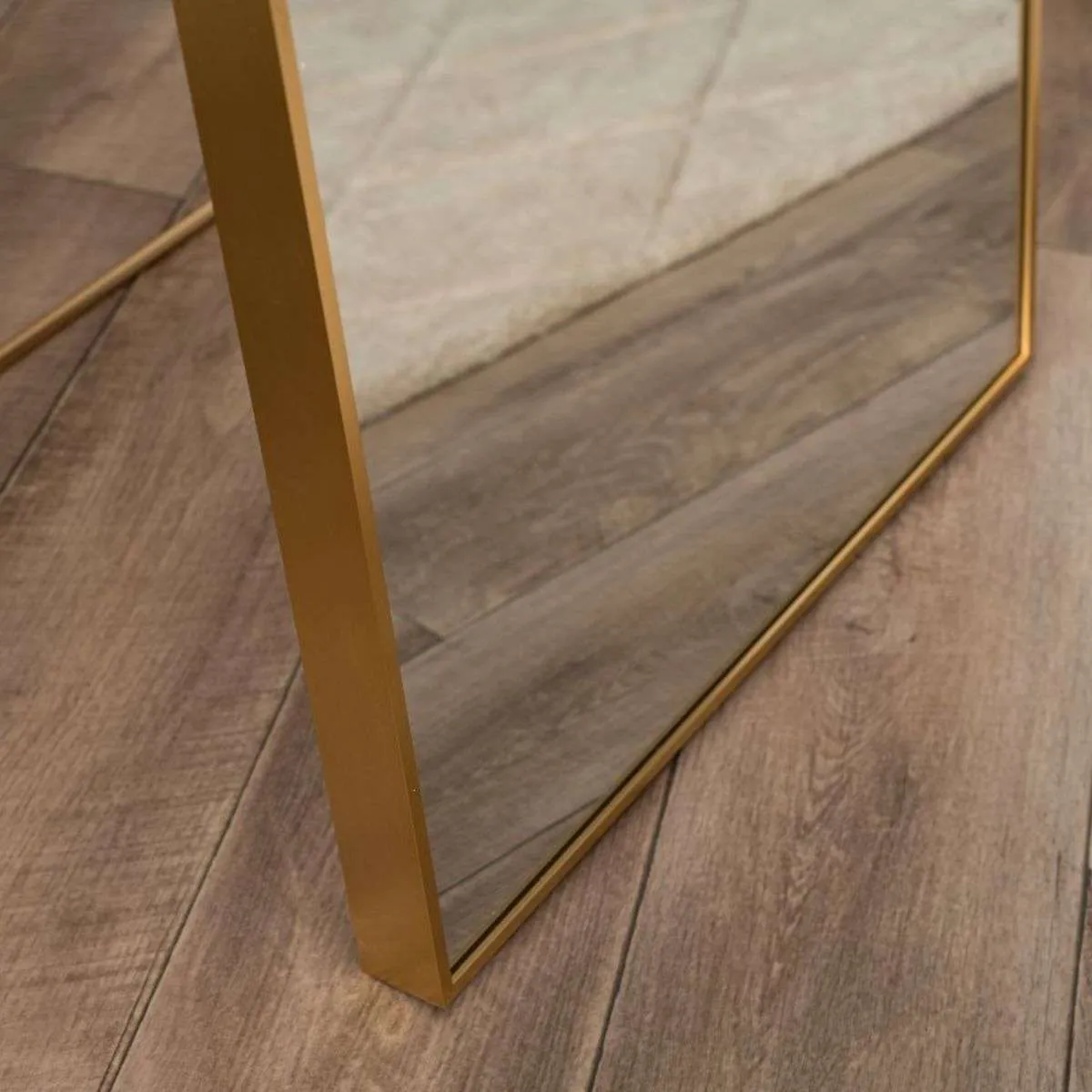 Jackson Metal Arch Full Length Freestanding Mirror - Gold Mocka