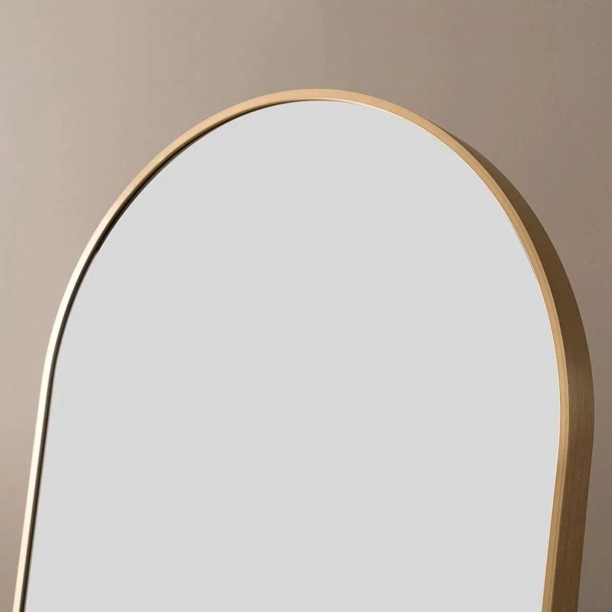 Jackson Metal Arch Full Length Freestanding Mirror - Gold Mocka