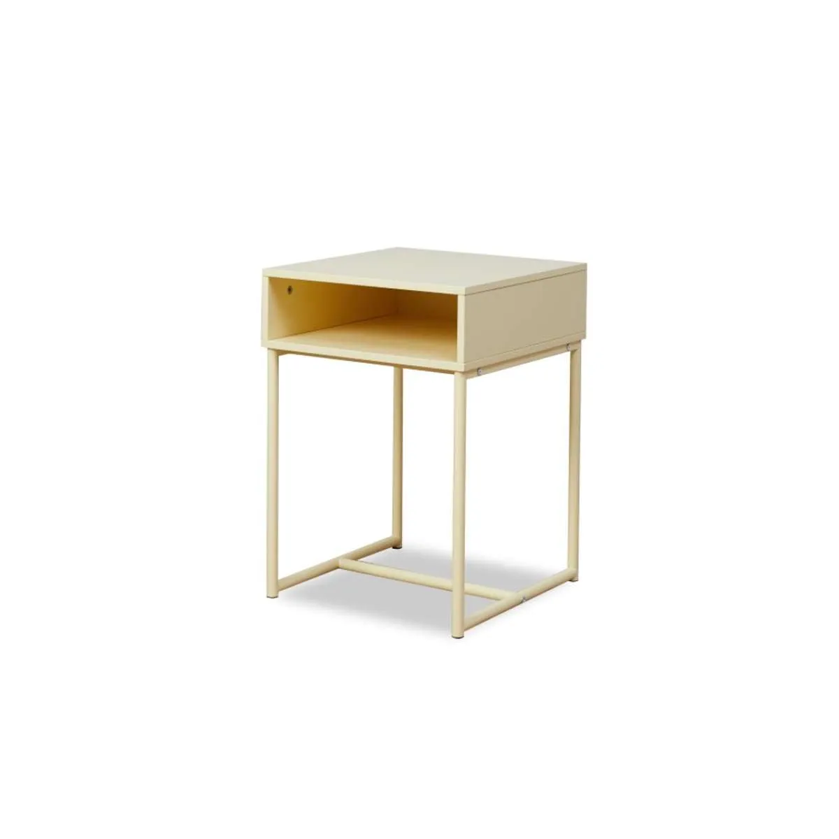 Jude Bedside Table - Butter Yellow Mocka