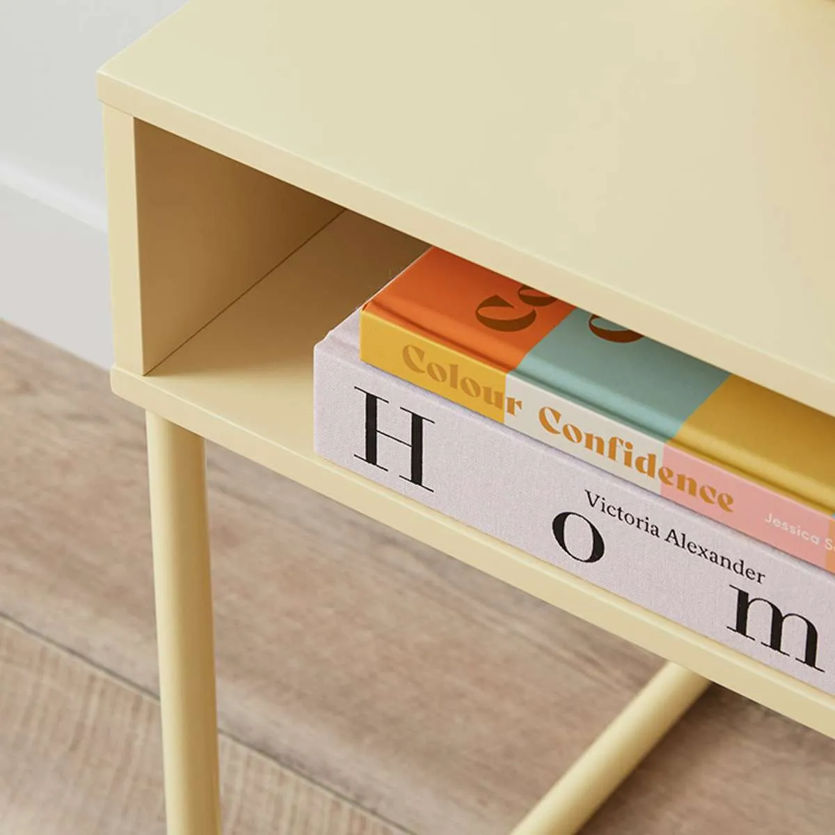 Jude Bedside Table - Butter Yellow Mocka