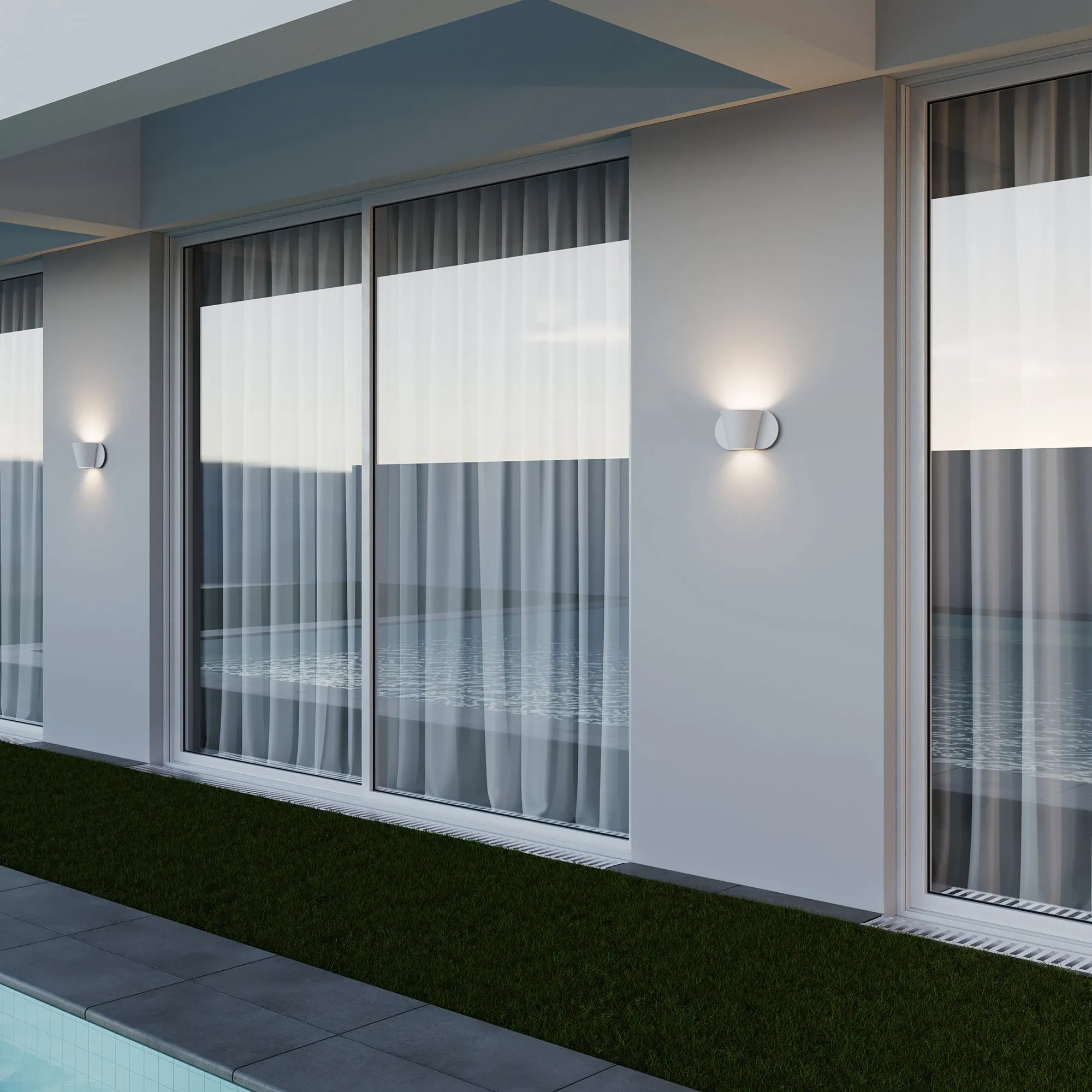 Kaliko Outdoor LED Wall Sconce