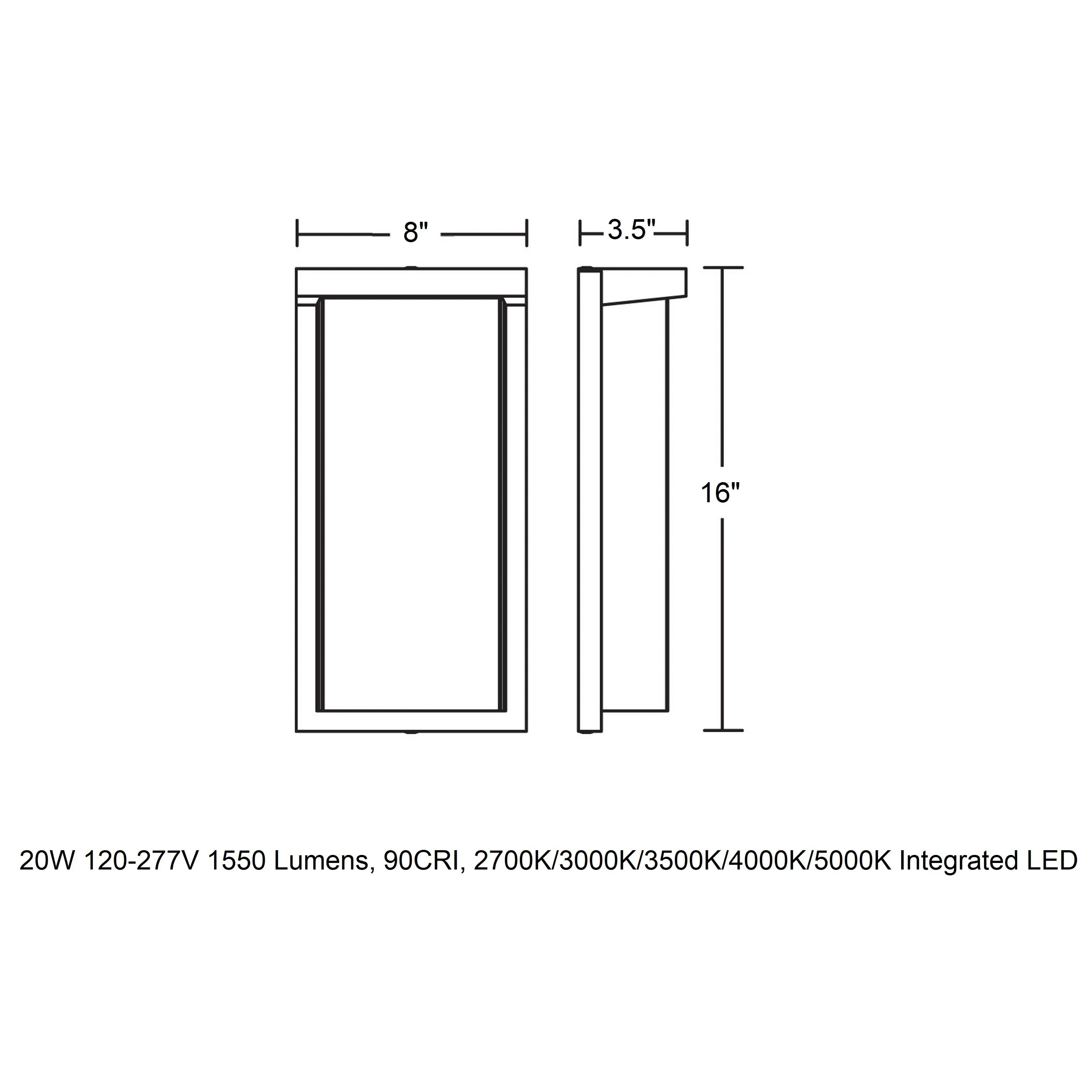 Kent LED Outdoor Wall Sconce