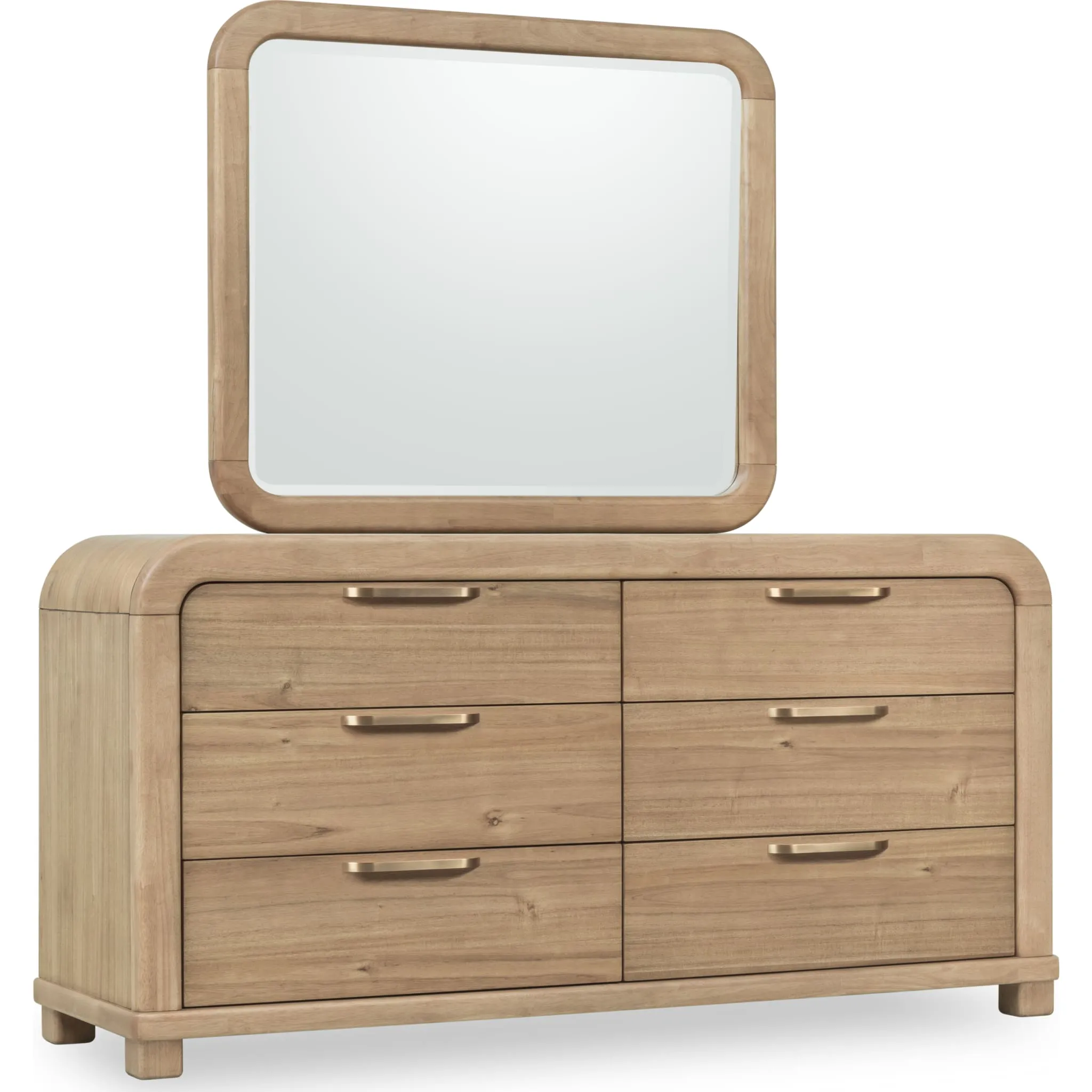 Kione Beveled Glass Wall or Dresser Mirror in Lioness Modus