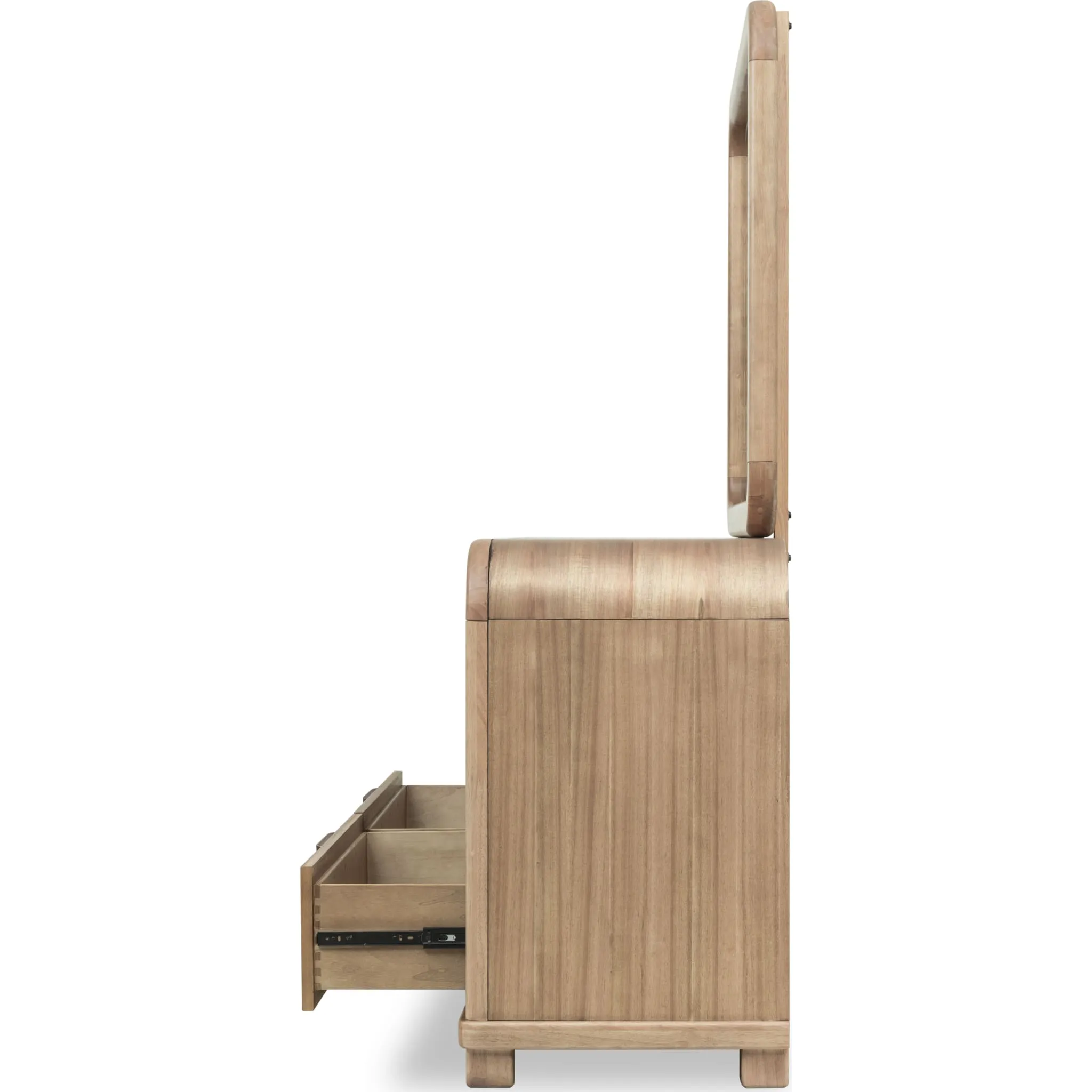Kione Six Drawer Acacia Wood Dresser in Lioness Modus