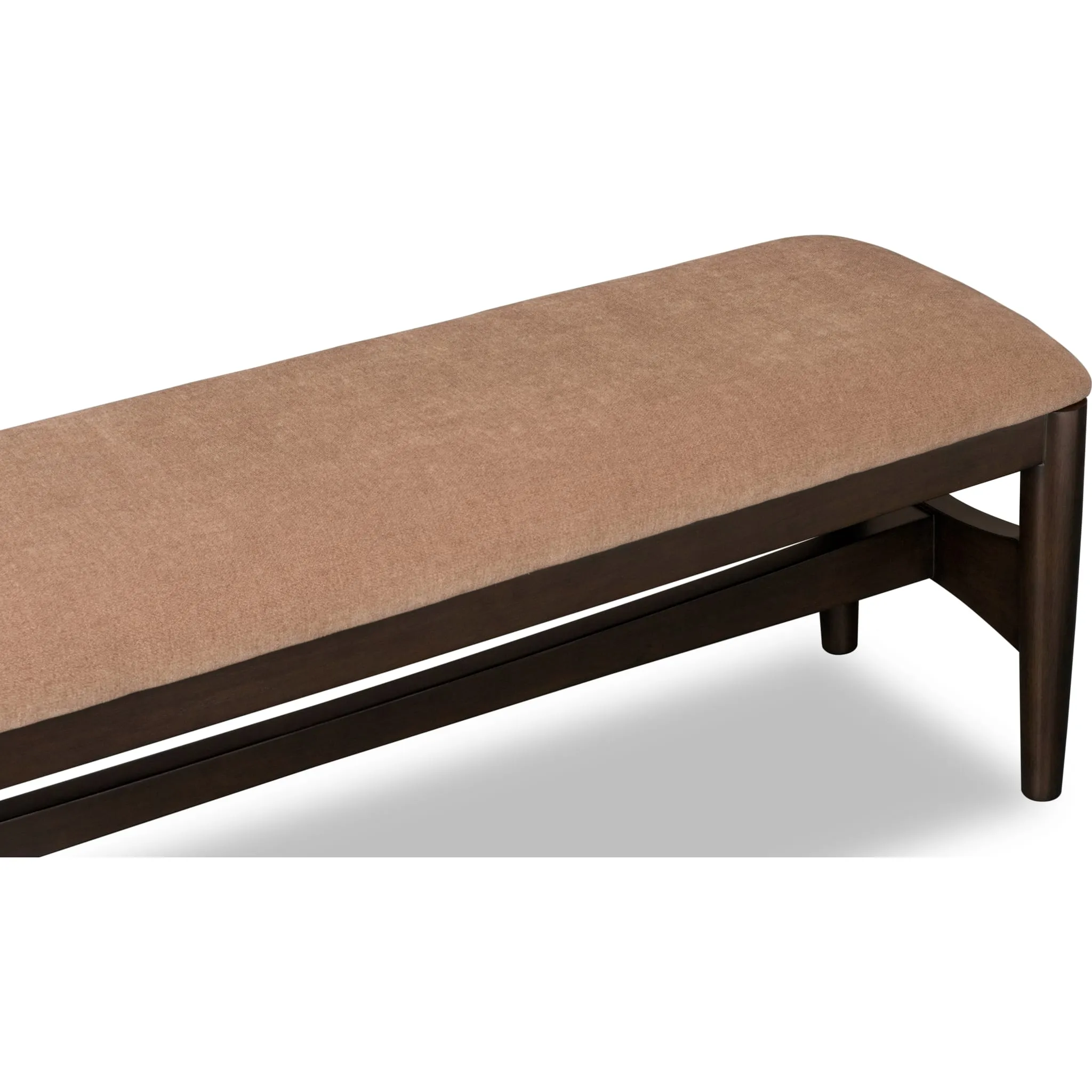 Koko Upholstered Dining Bench in Minx Modus