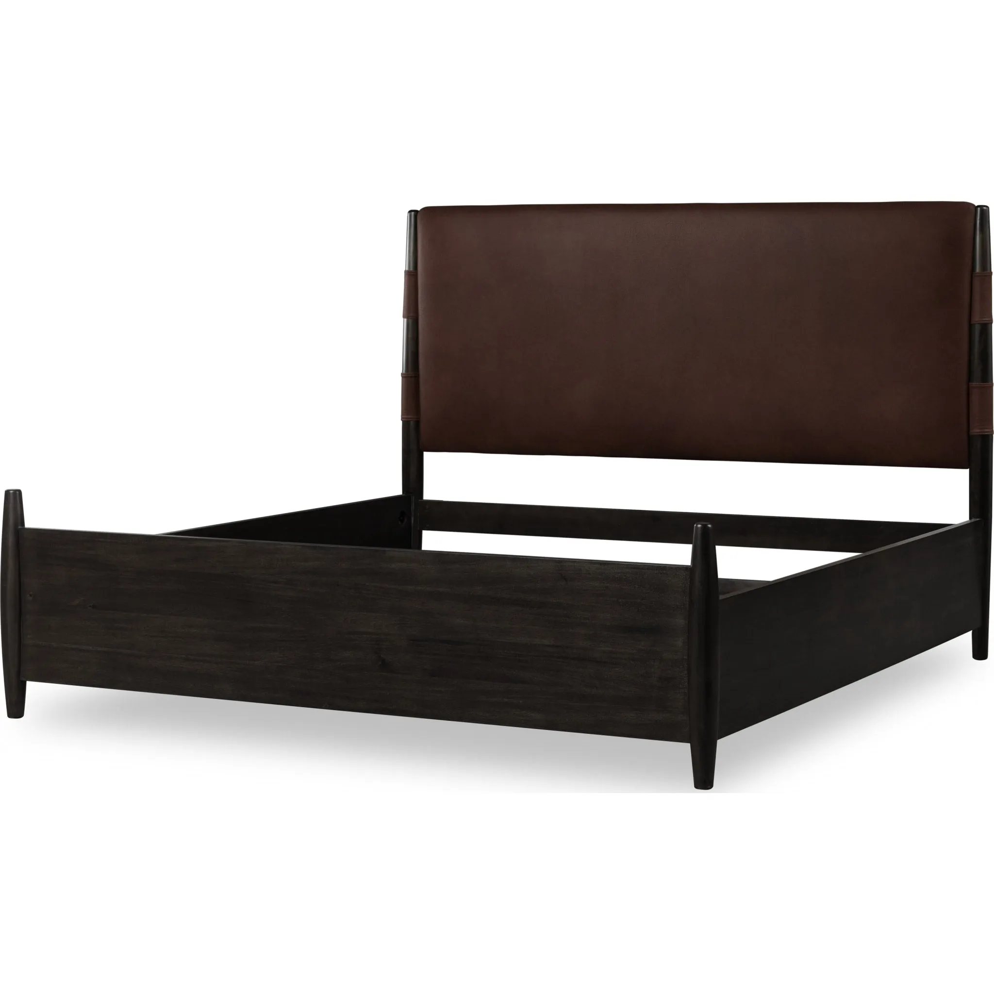 Koko Upholstered Panel Bed in Minx Modus