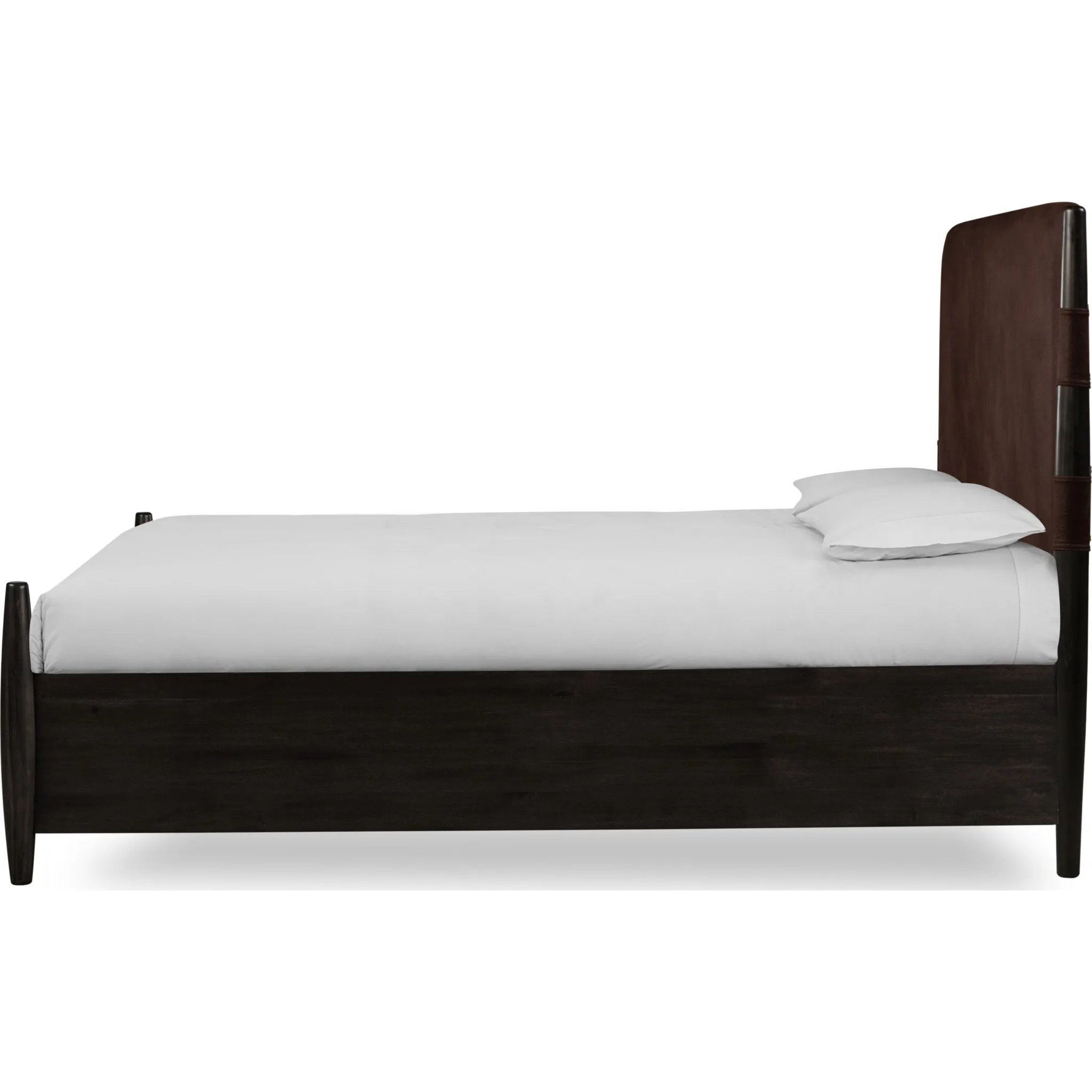 Koko Upholstered Panel Bed in Minx Modus