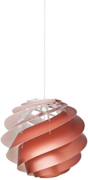 Le Klint Swirl Iii Pendant, Copper ø40 Cm