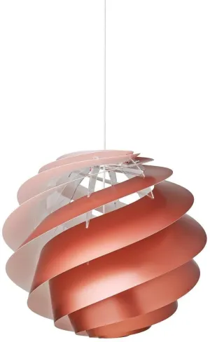 Le Klint Swirl Iii Pendant, Copper ø65 Cm