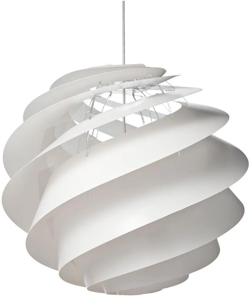 Le Klint Swirl Iii Pendant, White ø65 Cm