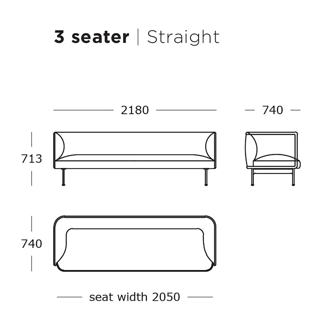 Lilin Sofa - Straight