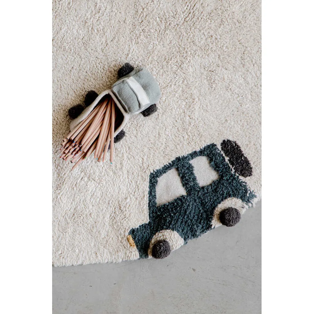 Lorena Canals Eco City Wheels Machine Washable Cotton Rug - 140x140cm