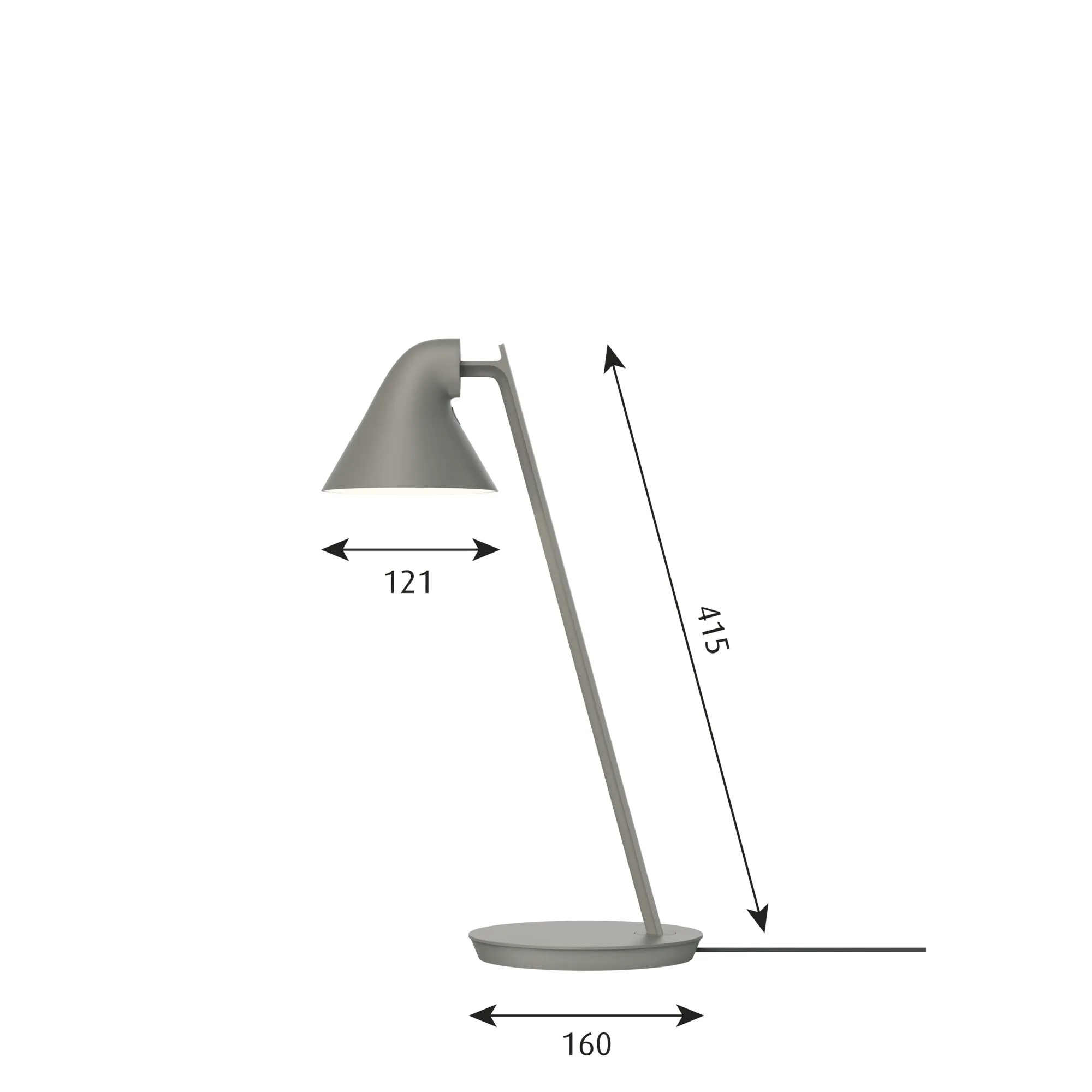 Louis Poulsen Njp Mini Table Lamp, Taupe