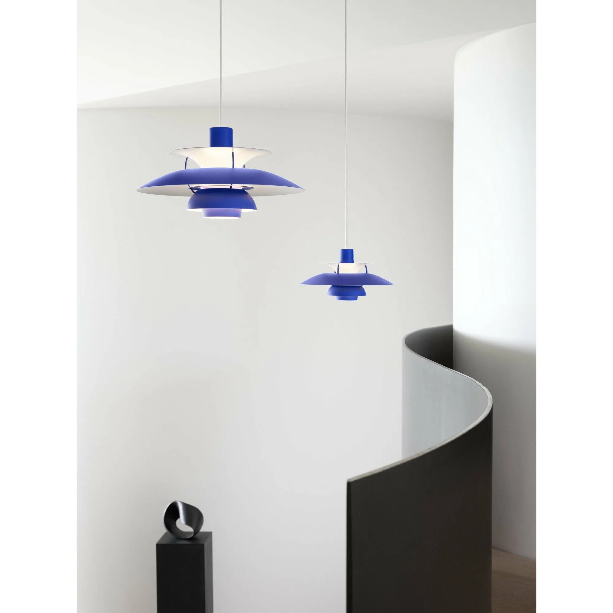 Louis Poulsen Ph 5 Mini Pendant, Blue