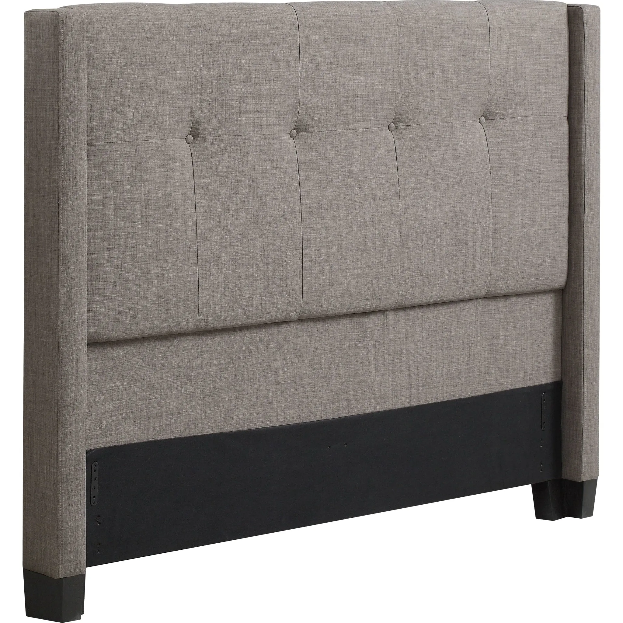 Madeleine Wingback Upholstered Headboard in Dolphin Linen Modus