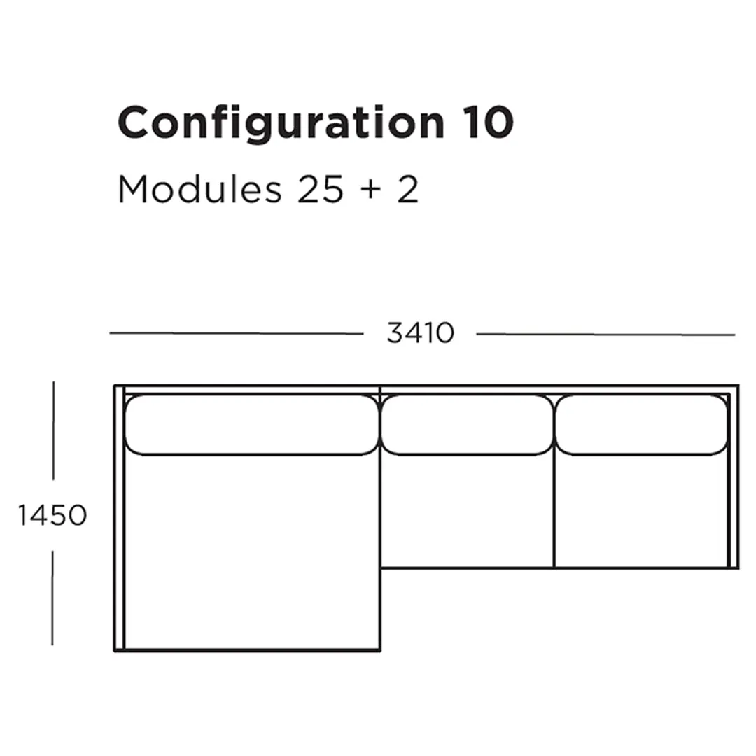 Maho Modular Sofa (Modules 1-4)