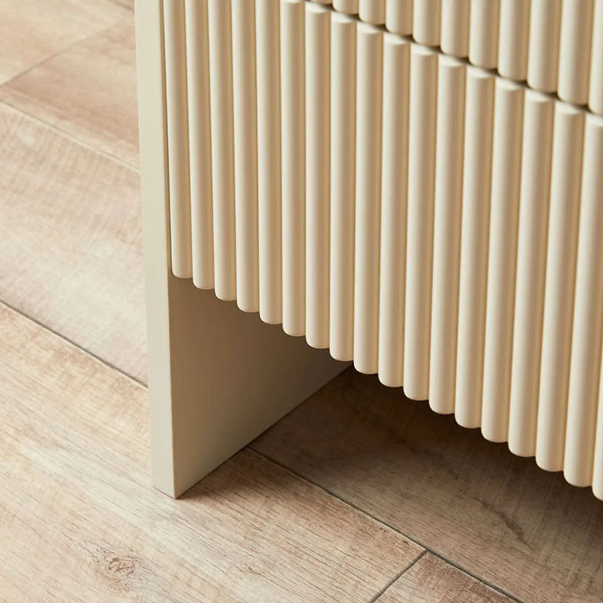 Majorca Bedside Table - Beige Mocka