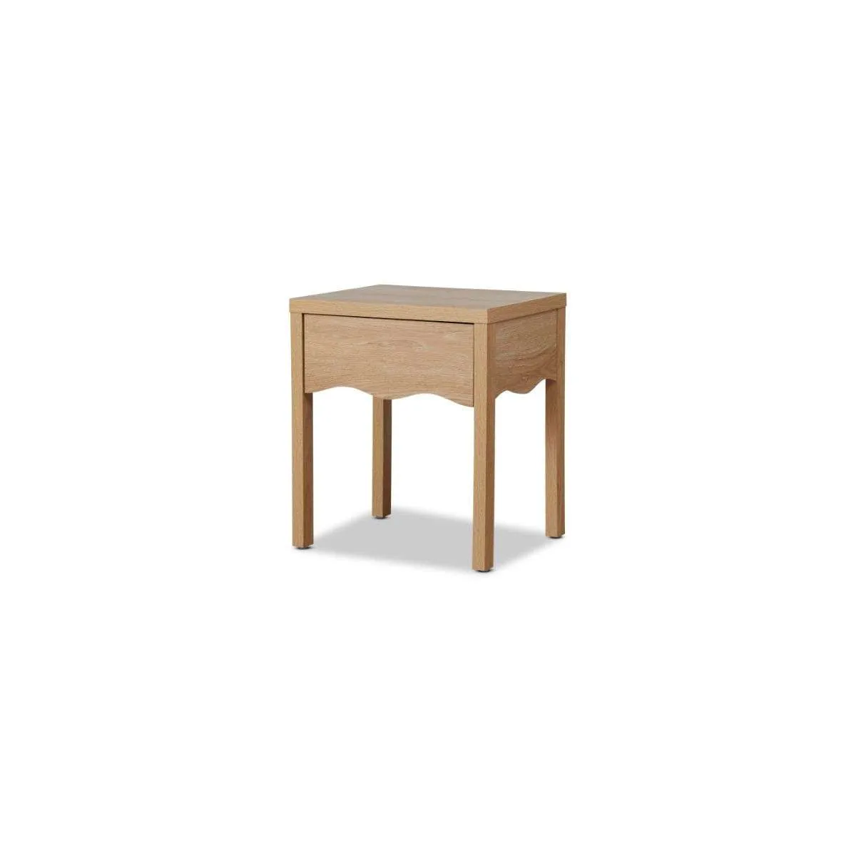 Malena Bedside Table - Natural Mocka