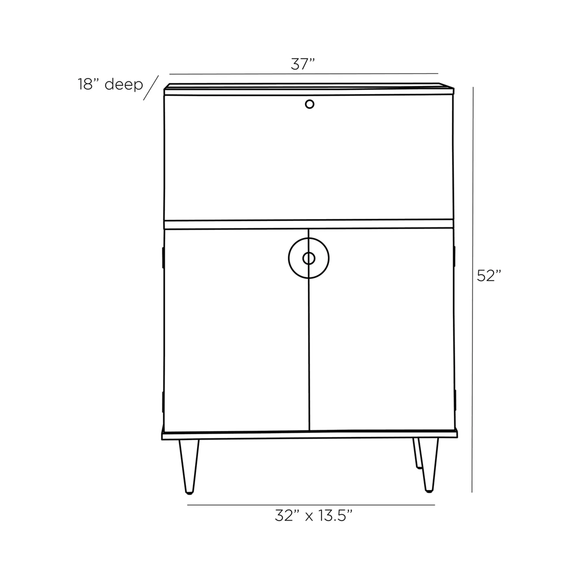 Manhattan Cocktail Cabinet